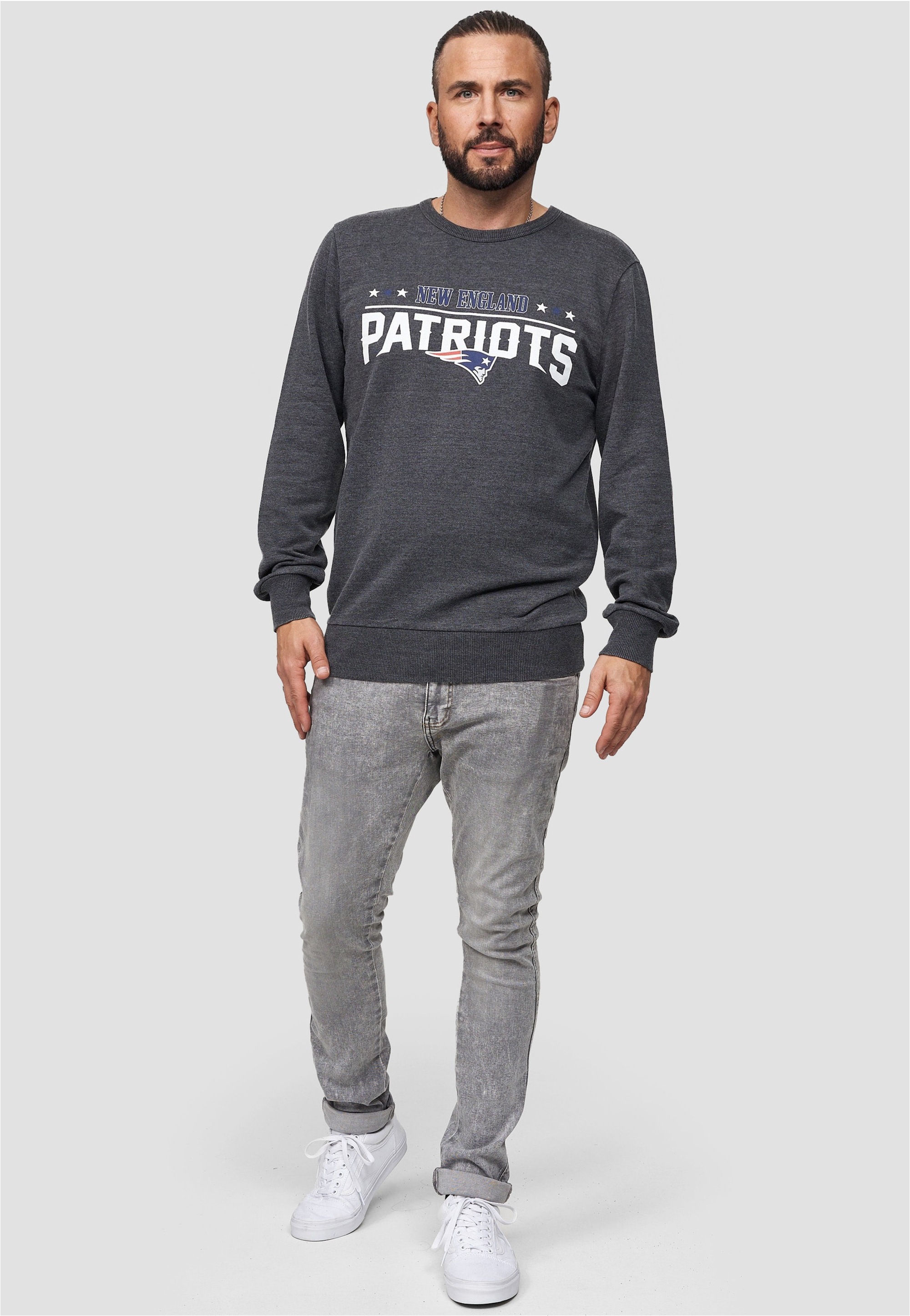 Recovered Sweatshirt »New England Patriots«, für alle New England Patriots-Fans