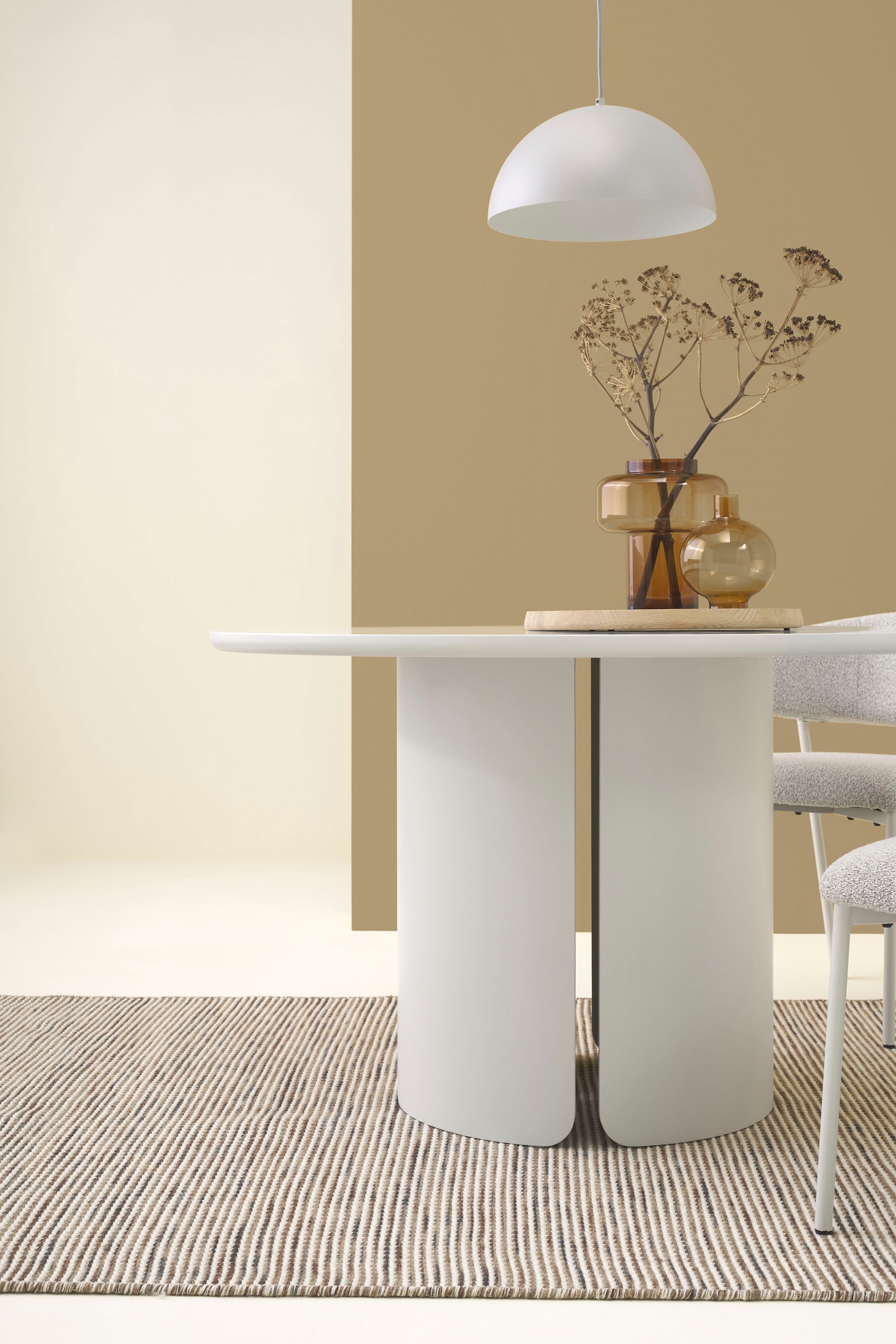 SCHÖNER WOHNEN-Kollektion Esstisch »HARSTAD« 1 Stk. tlg. 120 cm, mit variabel montierbarem Untergestell