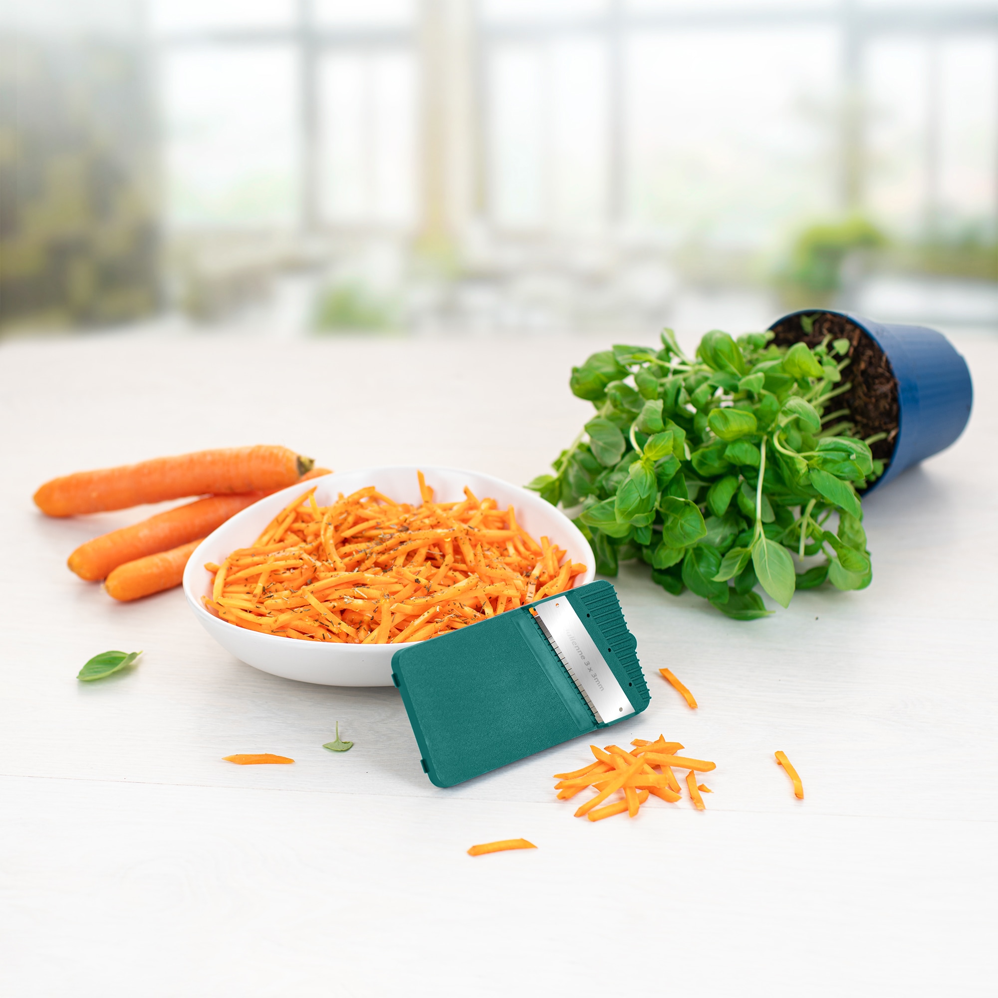 Genius Gemüseschneider »Nicer Dicer Mando, Zerkleiner, 10-tlg.«, sicher und präzise