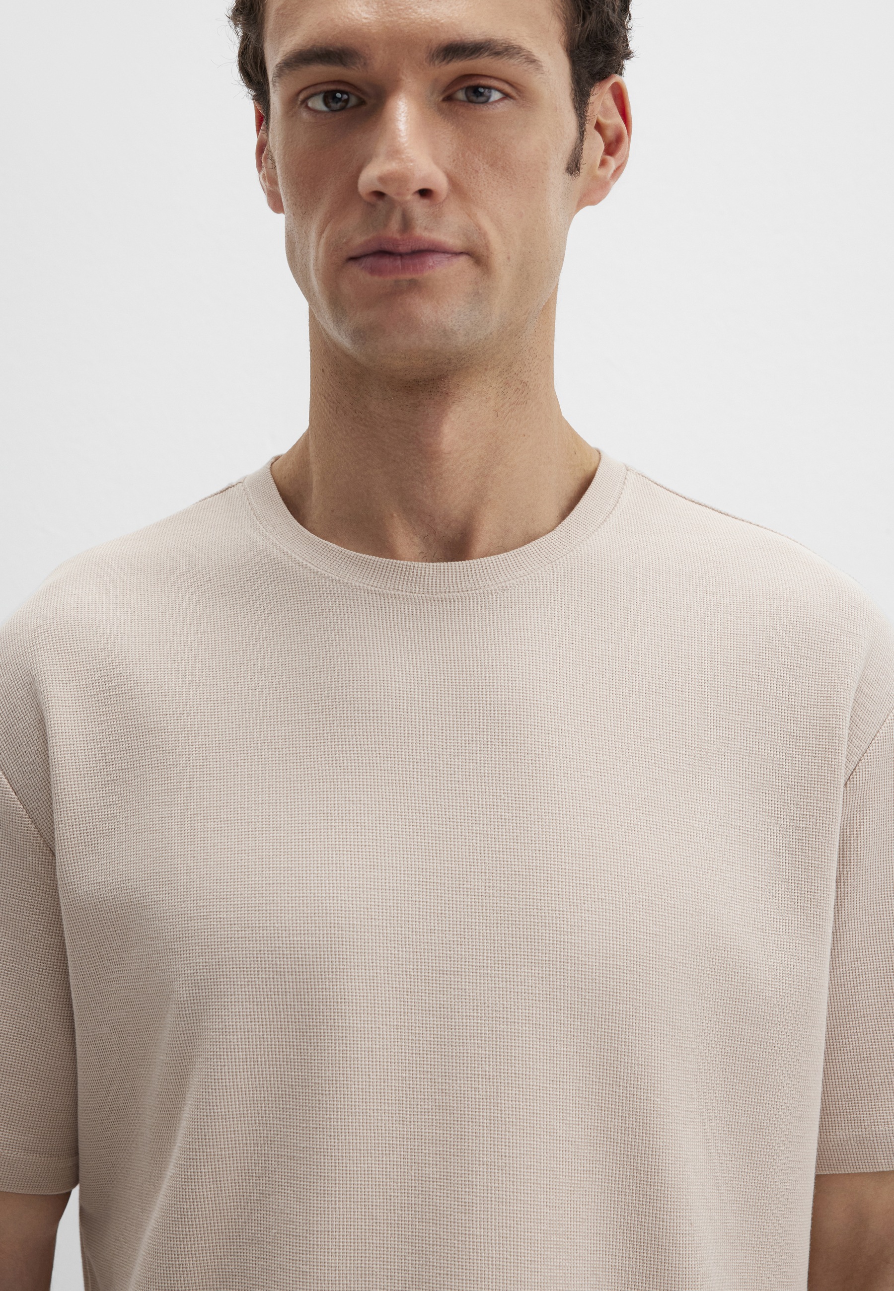 Mavi T-Shirt »SHORT SLEEVE TEE« Strukturiertes T-Shirt