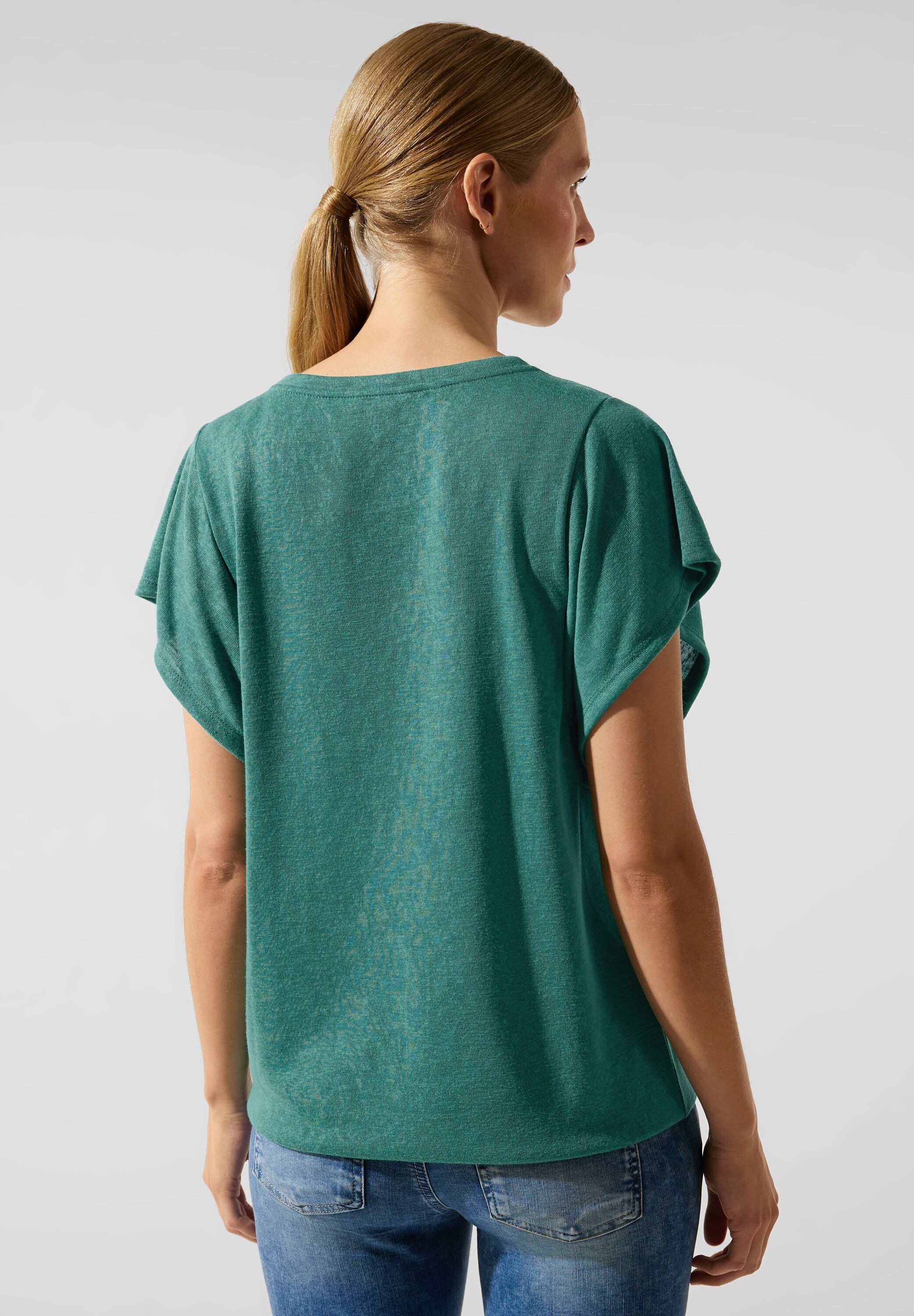 STREET ONE T-Shirt, in Unifarbe