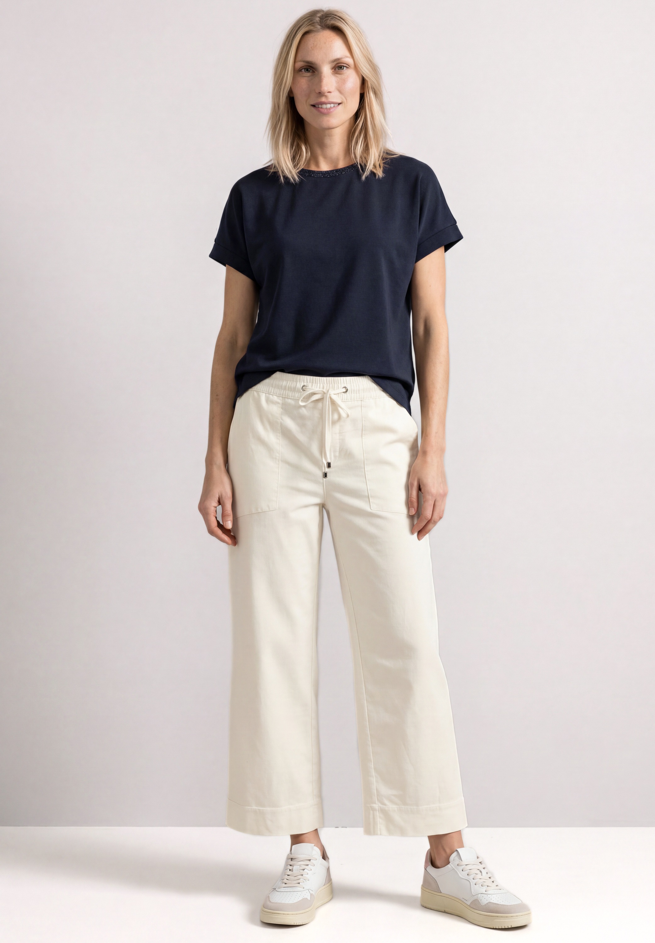STREET ONE T-Shirt im Silk Look