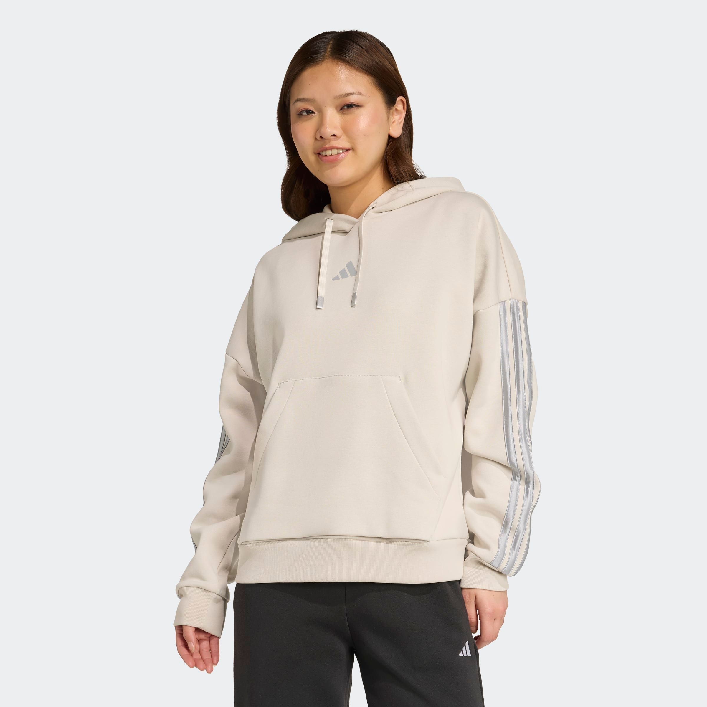 adidas Sportswear Kapuzensweatshirt "HOLIDAY 3-STREIFEN FLEECE HOODIE"