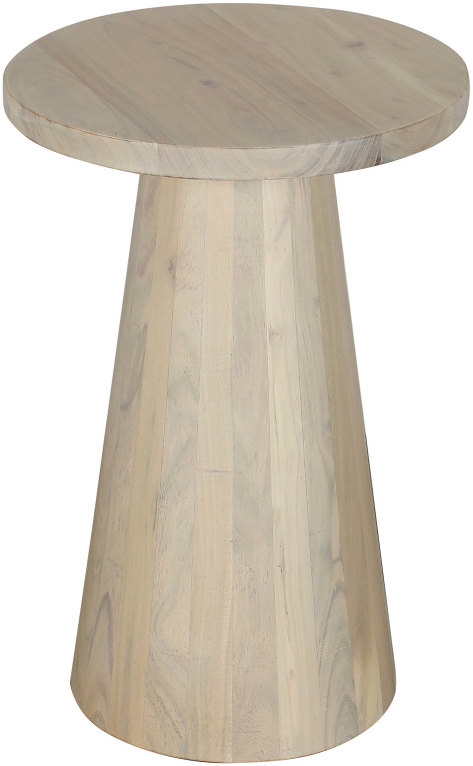 Thumbnail - byLIVING Beistelltisch "Cone", aus Massivholz in schwarz oder white wash, verschiedenen Größen