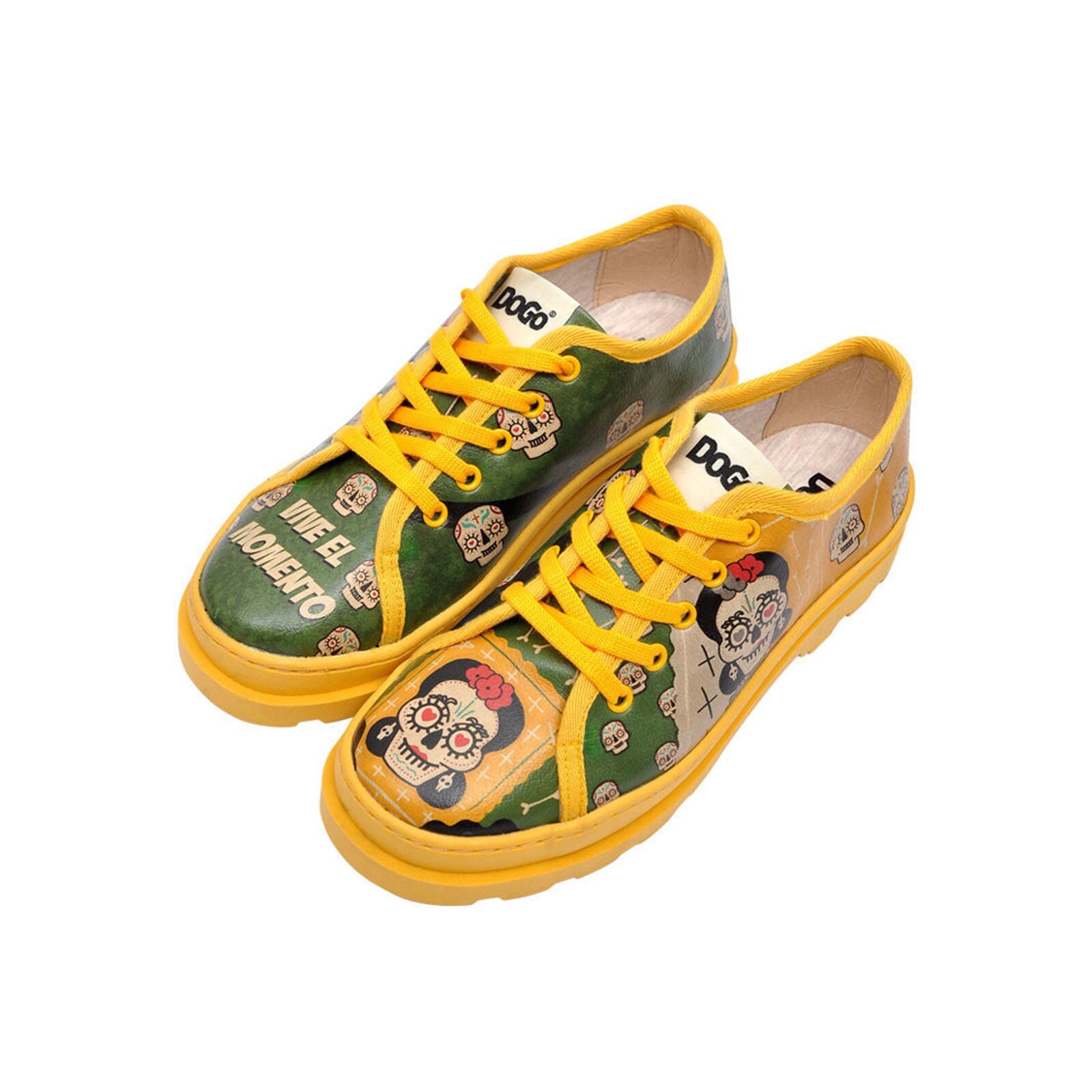 DOGO Schnürschuh "Sugar Skull", Vegan günstig online kaufen