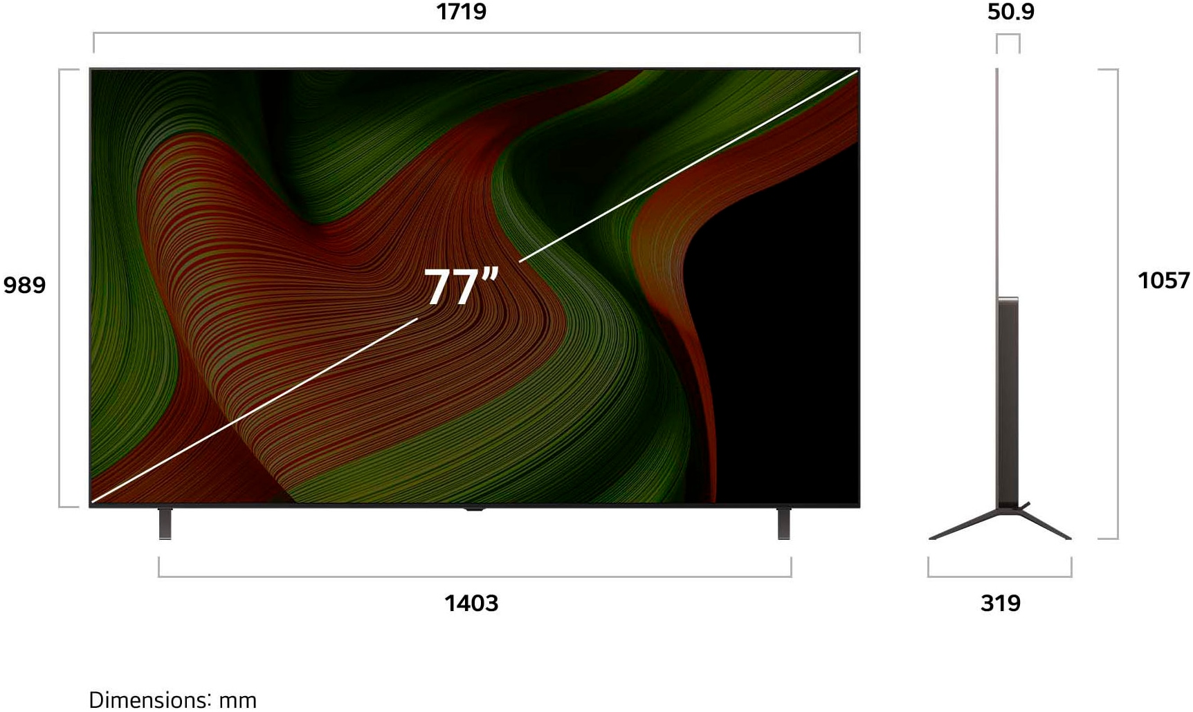 LG OLED-Fernseher »OLED77B59LA«, 4K Ultra HD, Smart-TV