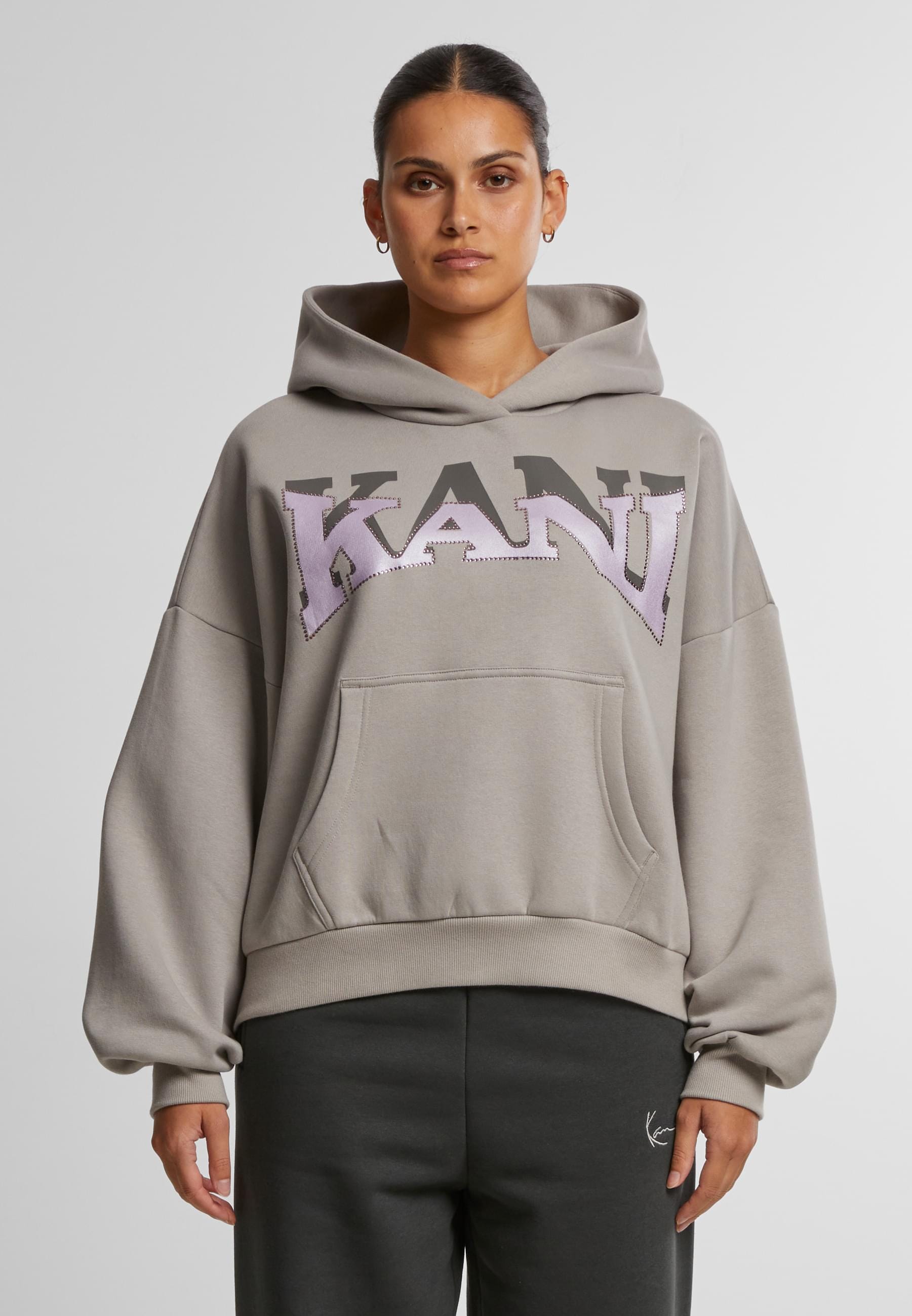 Karl Kani Kapuzenpullover »Karl Kani KK Woven Signature Glitter Os Hoodie«, (1 tlg.)
