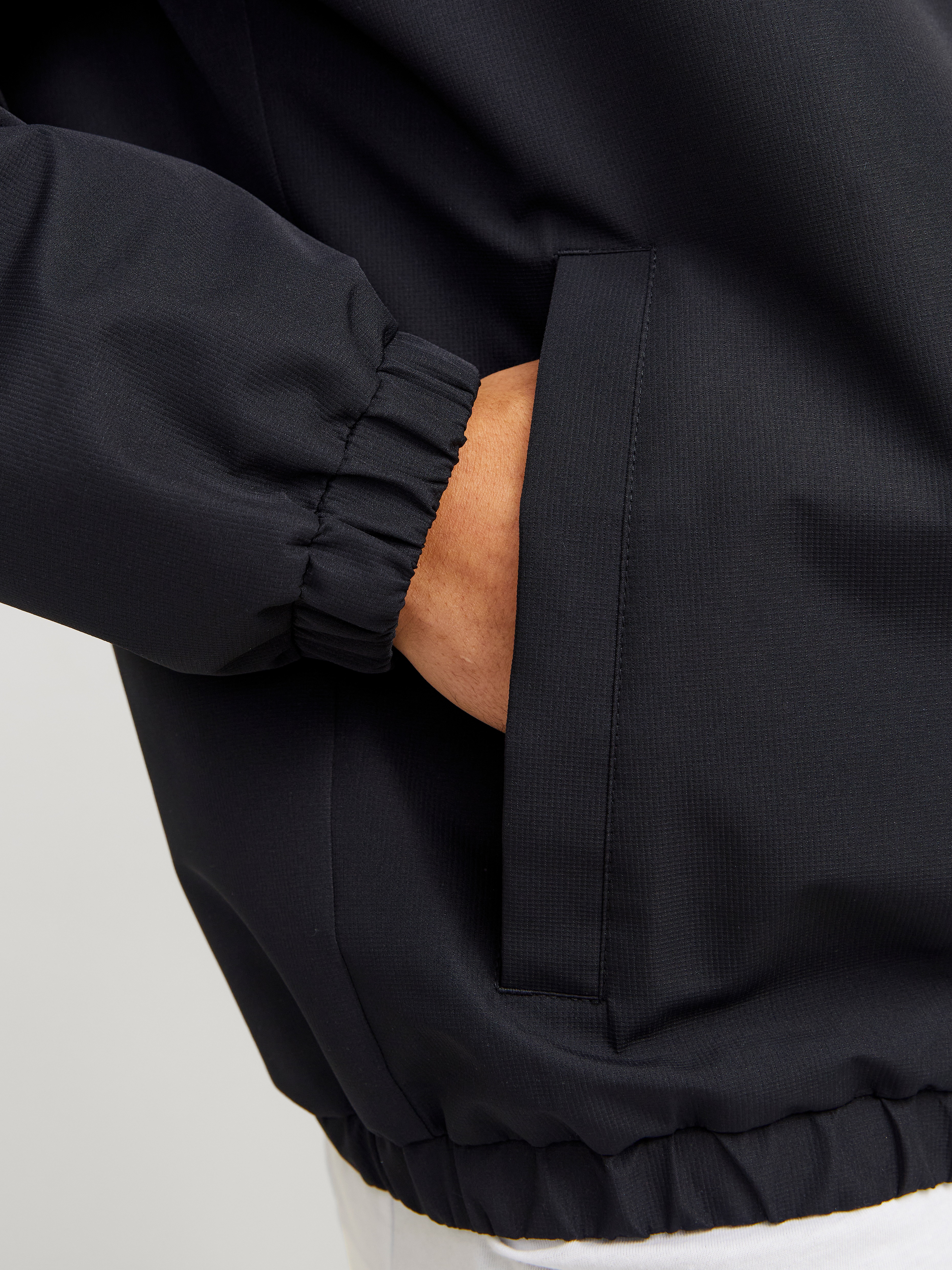 Thumbnail - Jack & Jones Blouson "JJELEGACY LIGHT JACKET HOOD NOOS", mit Kapuze, mit Logo Schriftzug