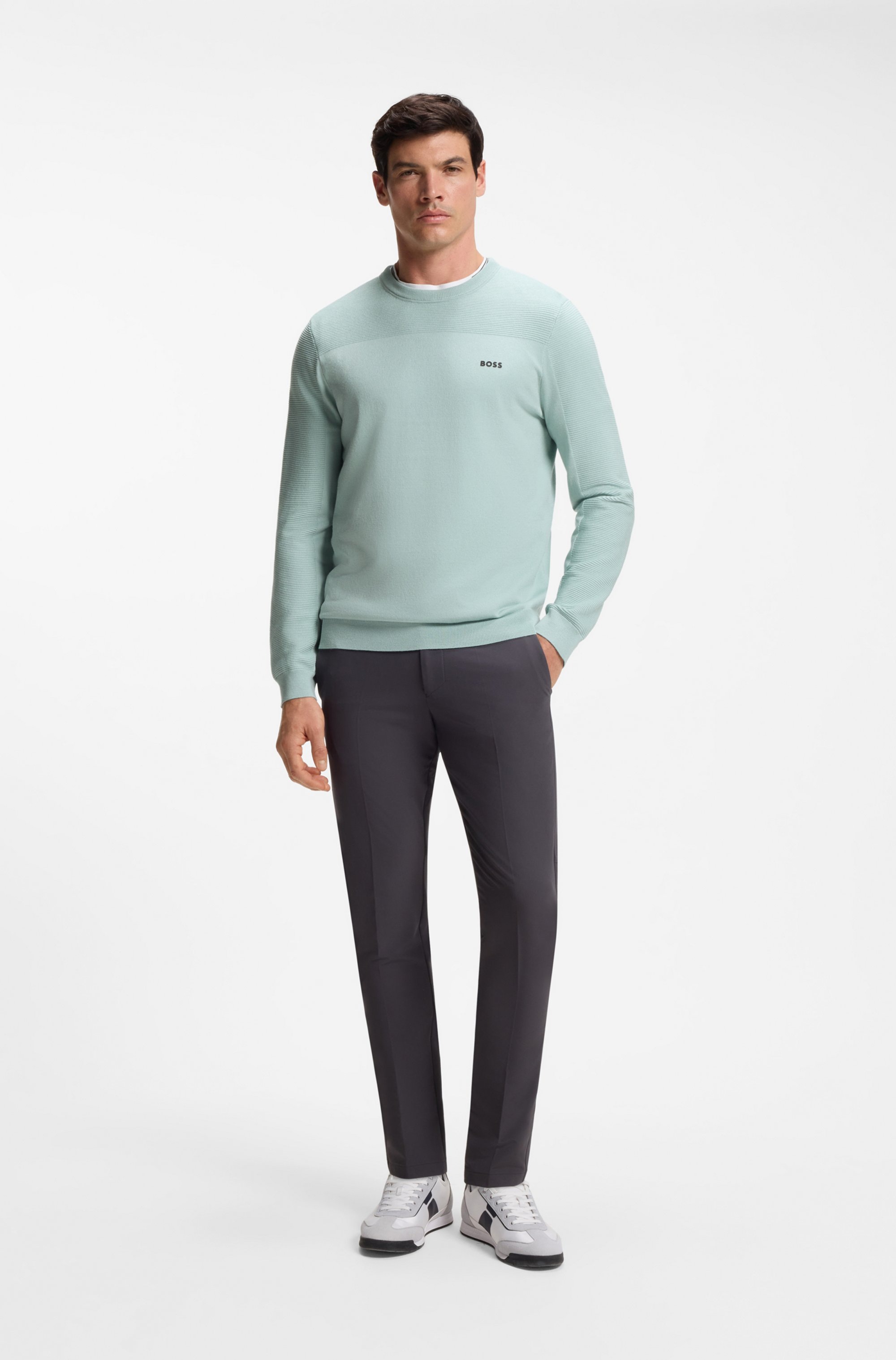 BOSS Green KN Momentum-X CN Sweater Turquoise M 2