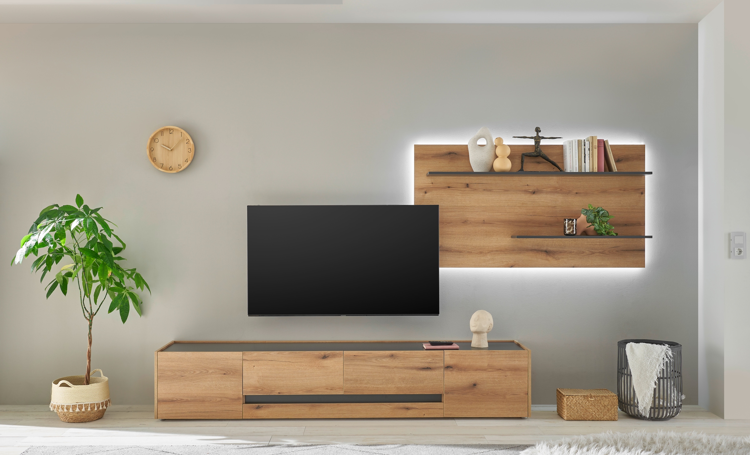 INOSIGN Wohnwand "City/Giron, moderne Anbauwand, Komplettset in vielen Farb günstig online kaufen