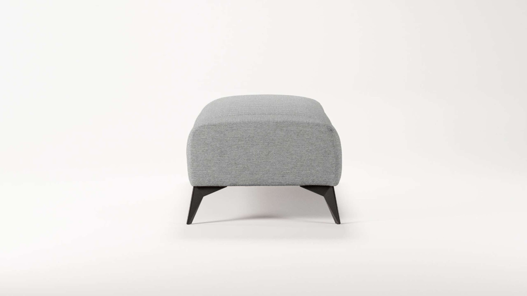 Places of Style Polsterhocker »MATTHEW Sitzhocker XXL, Maße B/T/H: 140/60/43 cm«, Steppung, belastbar bis 180 kg