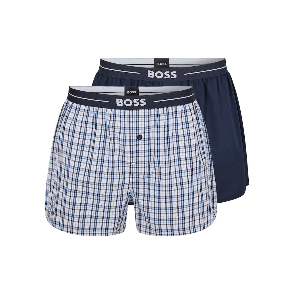 BOSS Webboxer »NOS Boxer EW 2P«, (2er-Pack)