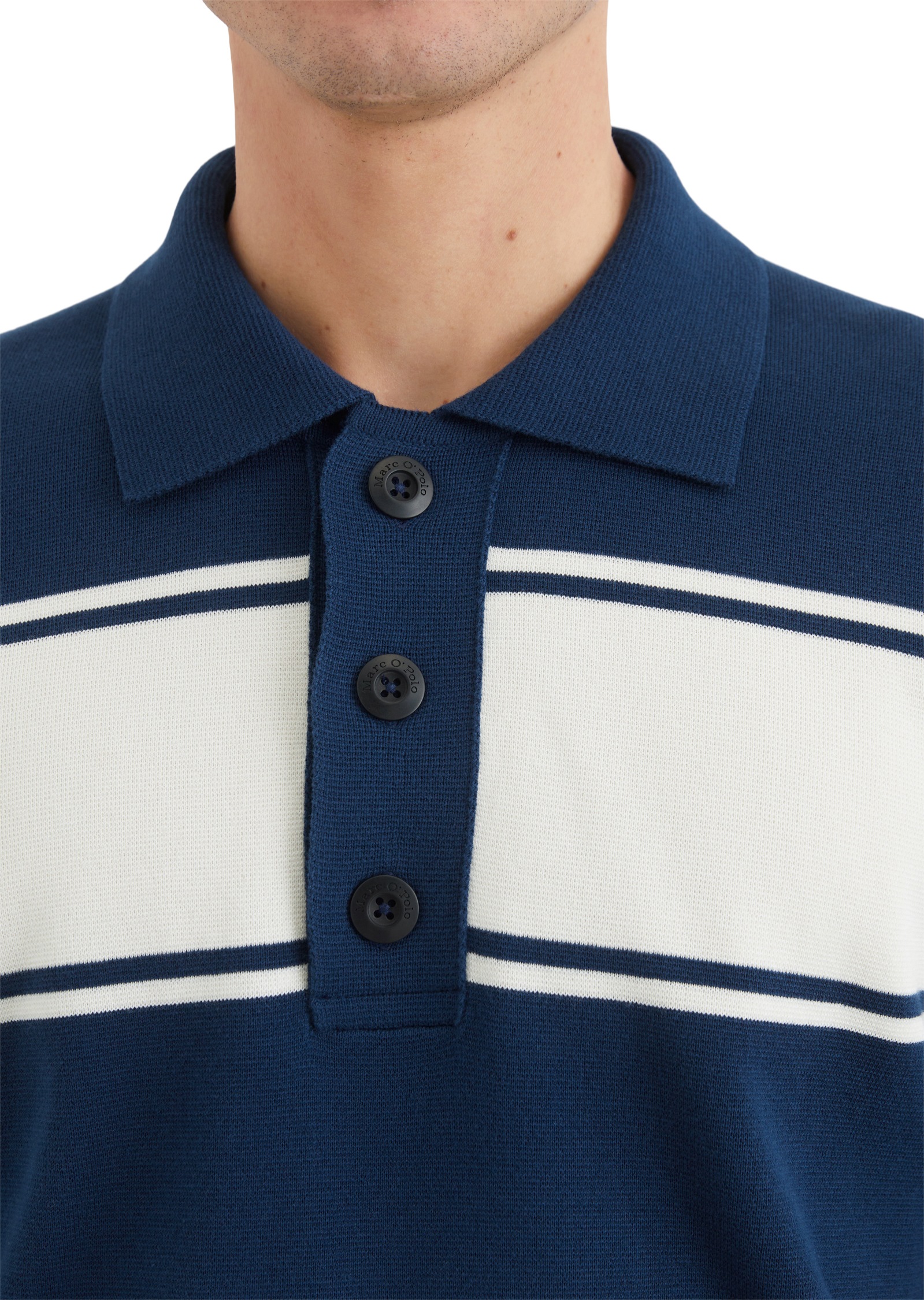 Marc O'Polo Polokragenpullover, aus leichtem Milano-Strick