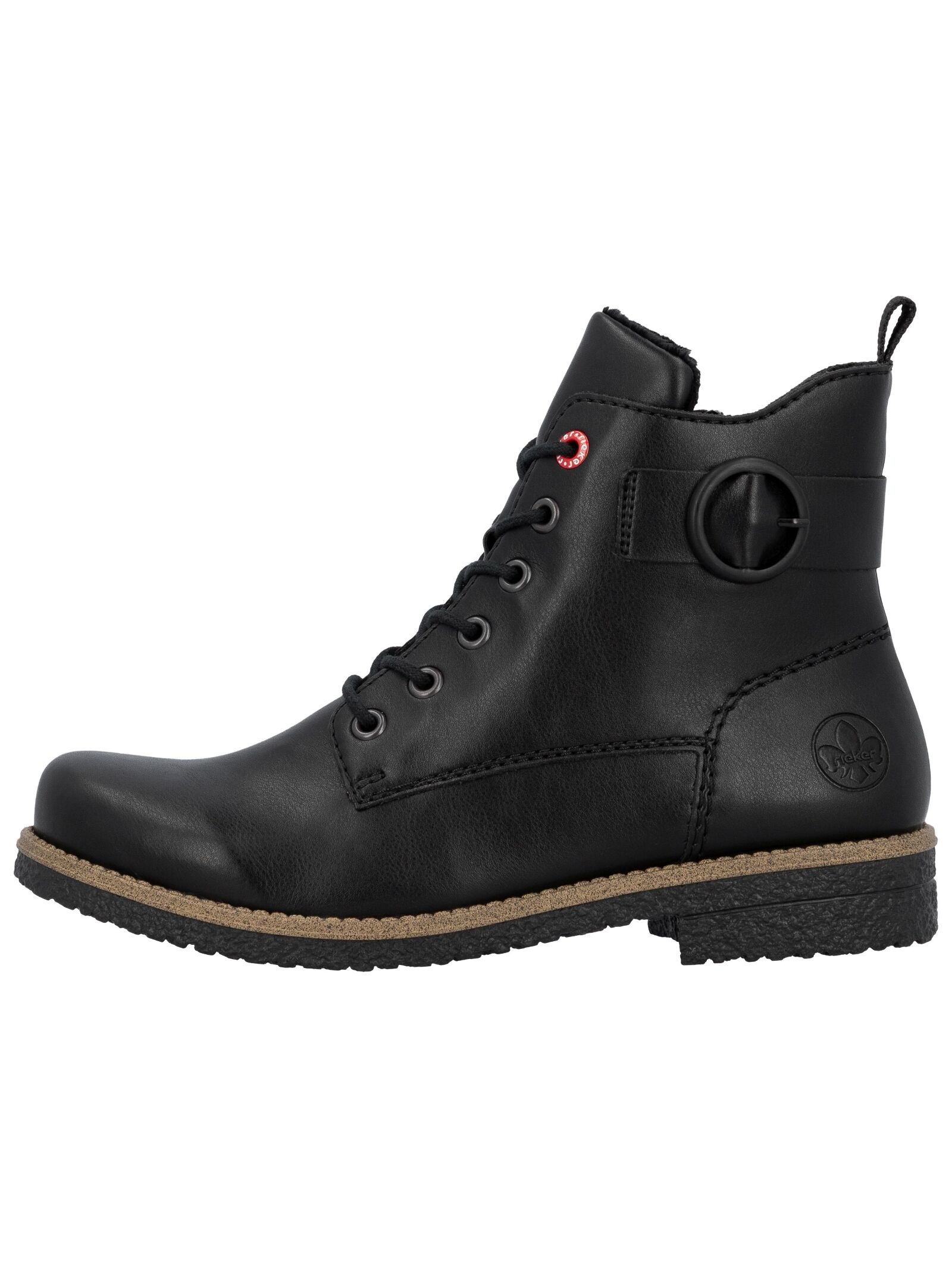 Rieker Schnürstiefelette "Rieker Stiefelette Lederimitat" günstig online kaufen
