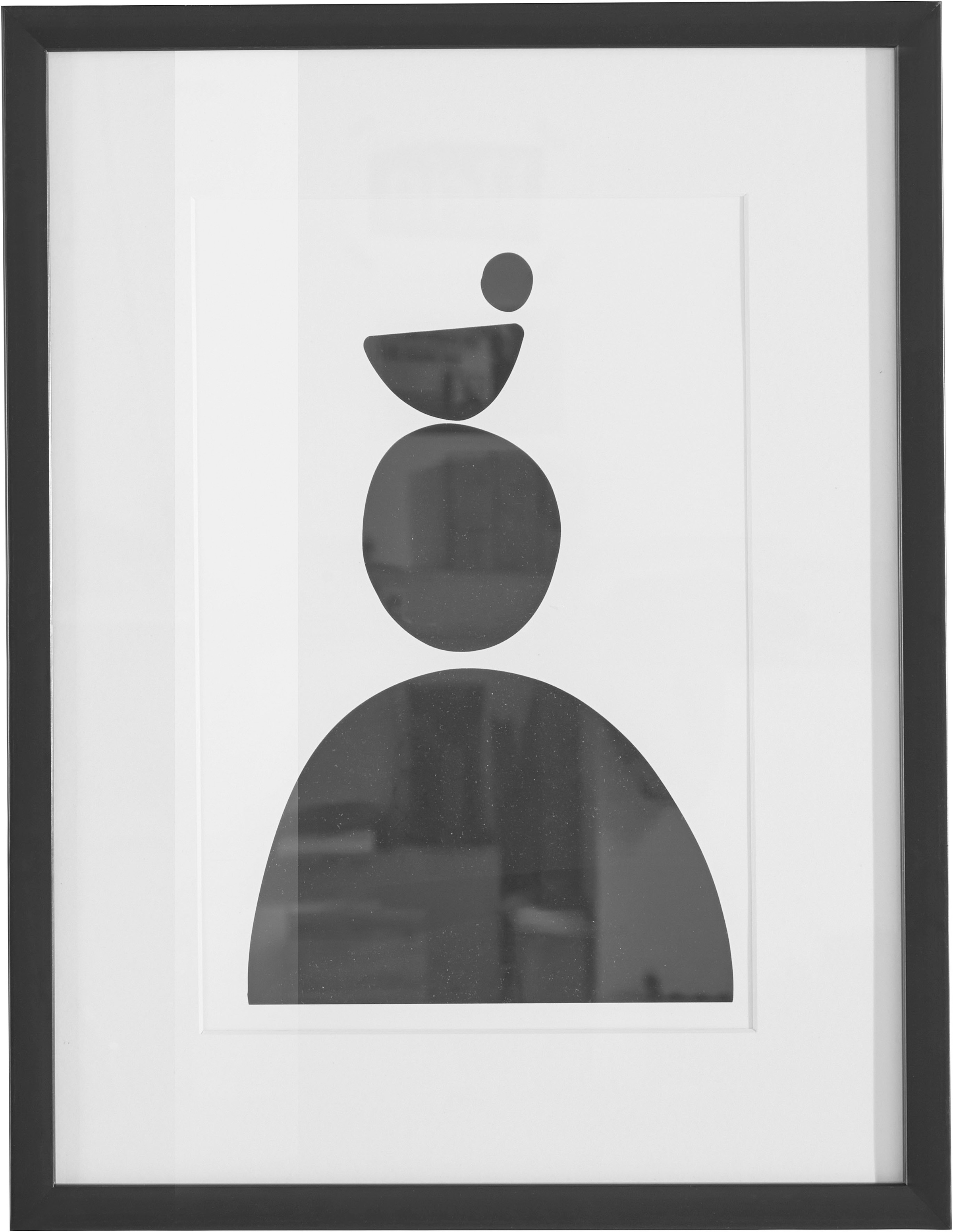 LeGer Home by Lena Gercke Bild "Black is Beautiful", Abstrakt-Kunst-Schwarz günstig online kaufen