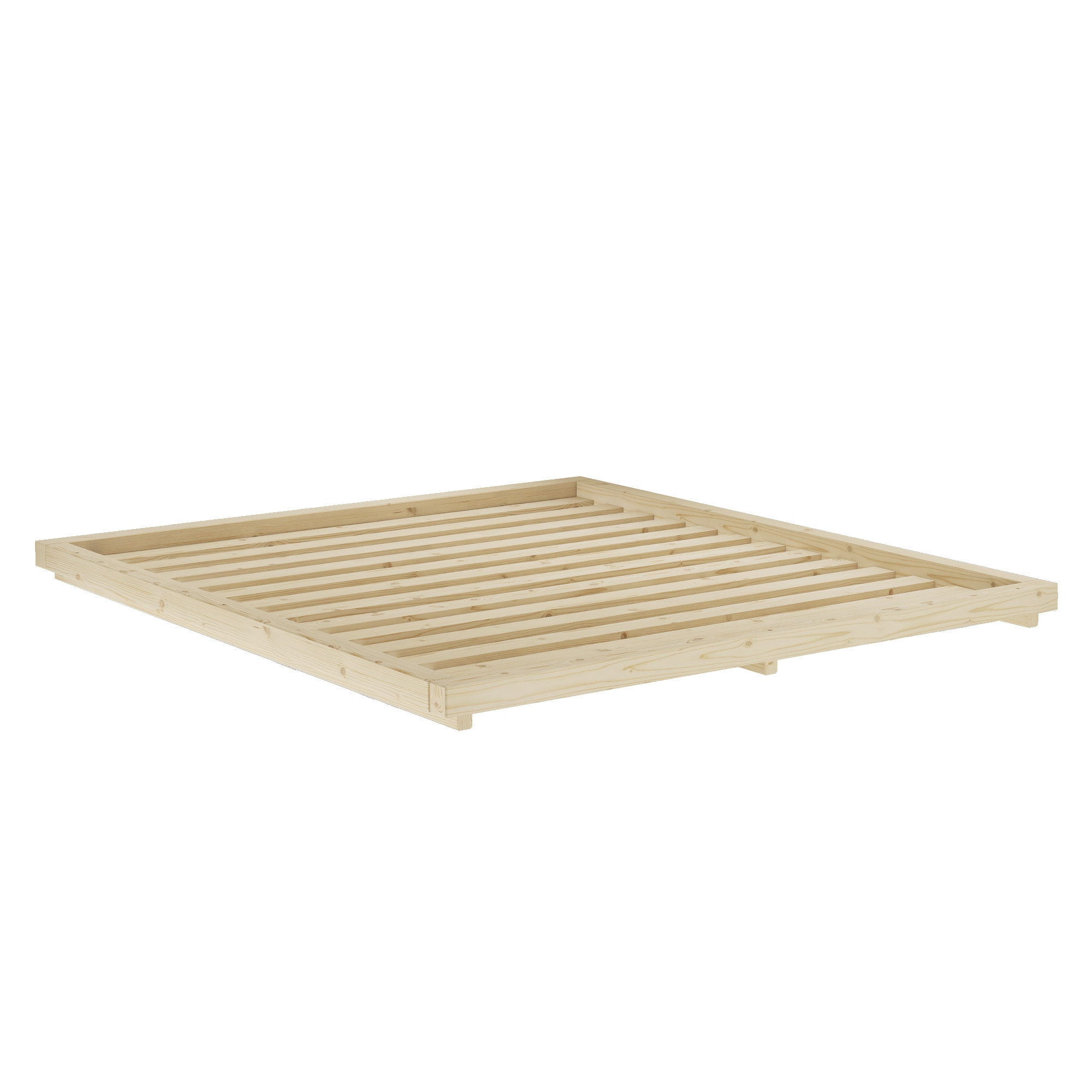 Karup Design Bettgestell "DOCK BED, Futonbett, Massivholzbett, Bett ohne Matratze", Bett mit Lattenrost, aus FSC zertifi