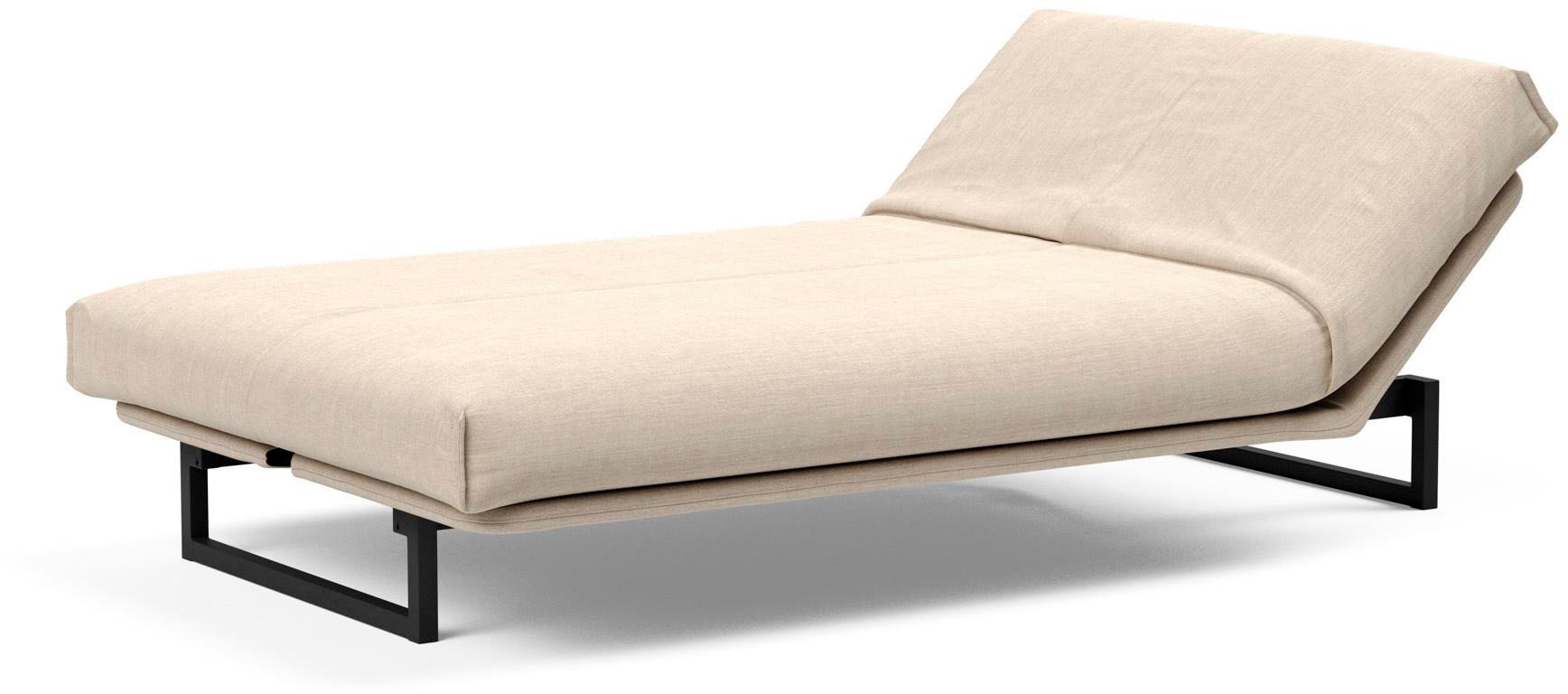 INNOVATION LIVING ™ Schlafsofa »Fraction Dauerschlaffunktion, schlicht und elegant, Industriedesign«, bequem, Rückenlehne 3-fach verstellbar