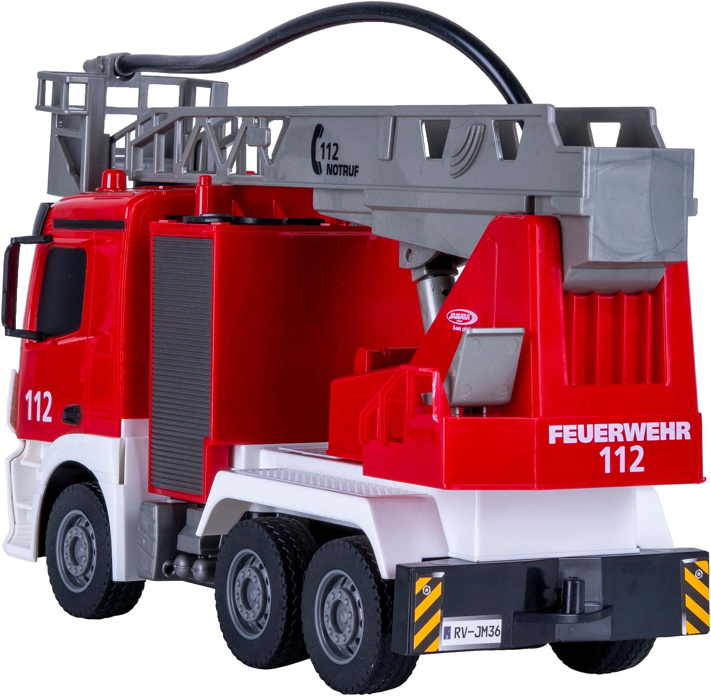 Jamara RC-LKW »Feuerwehr Drehleiter Mercedes -Benz Antos 2,4GHz« mit Spritzfunktion; LED-Licht; Maßstab 1:26