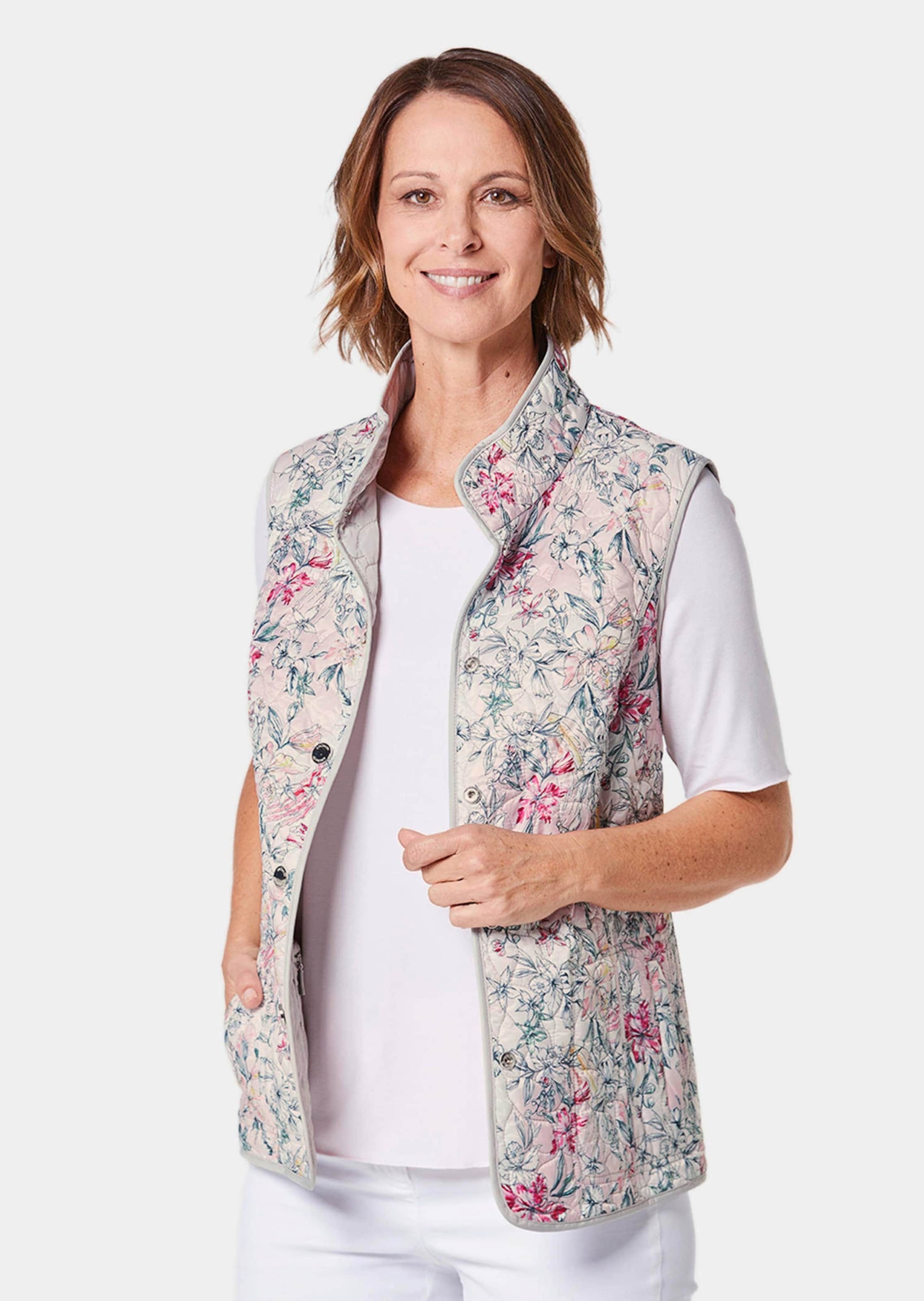 GOLDNER Kurzweste "Kurzgröße Verwandlungskünstler Steppwendeweste" günstig online kaufen