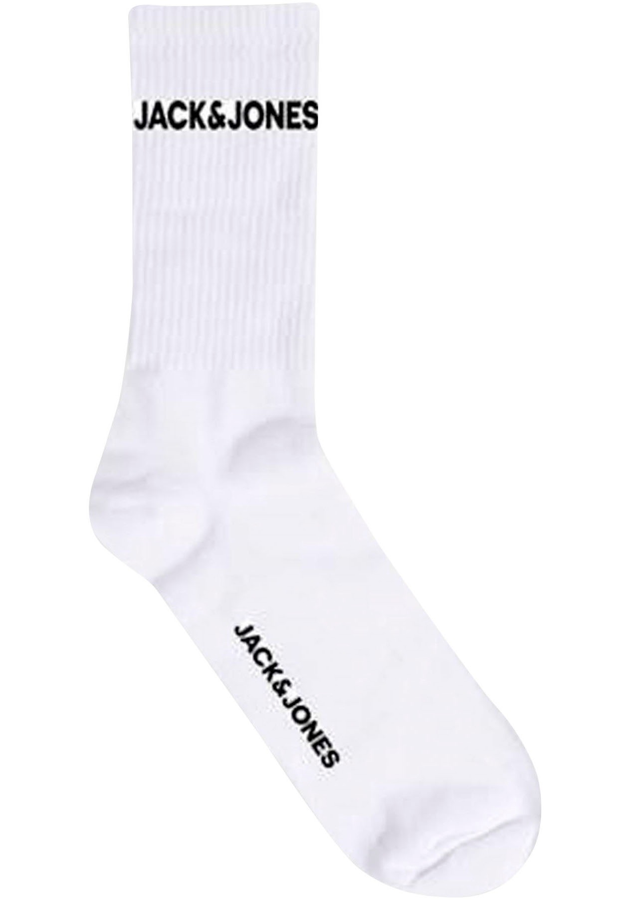 Jack & Jones Tennissocken "JACBASIC LOGO TENNIS SOCK 5 PACK NOOS", (Packung günstig online kaufen