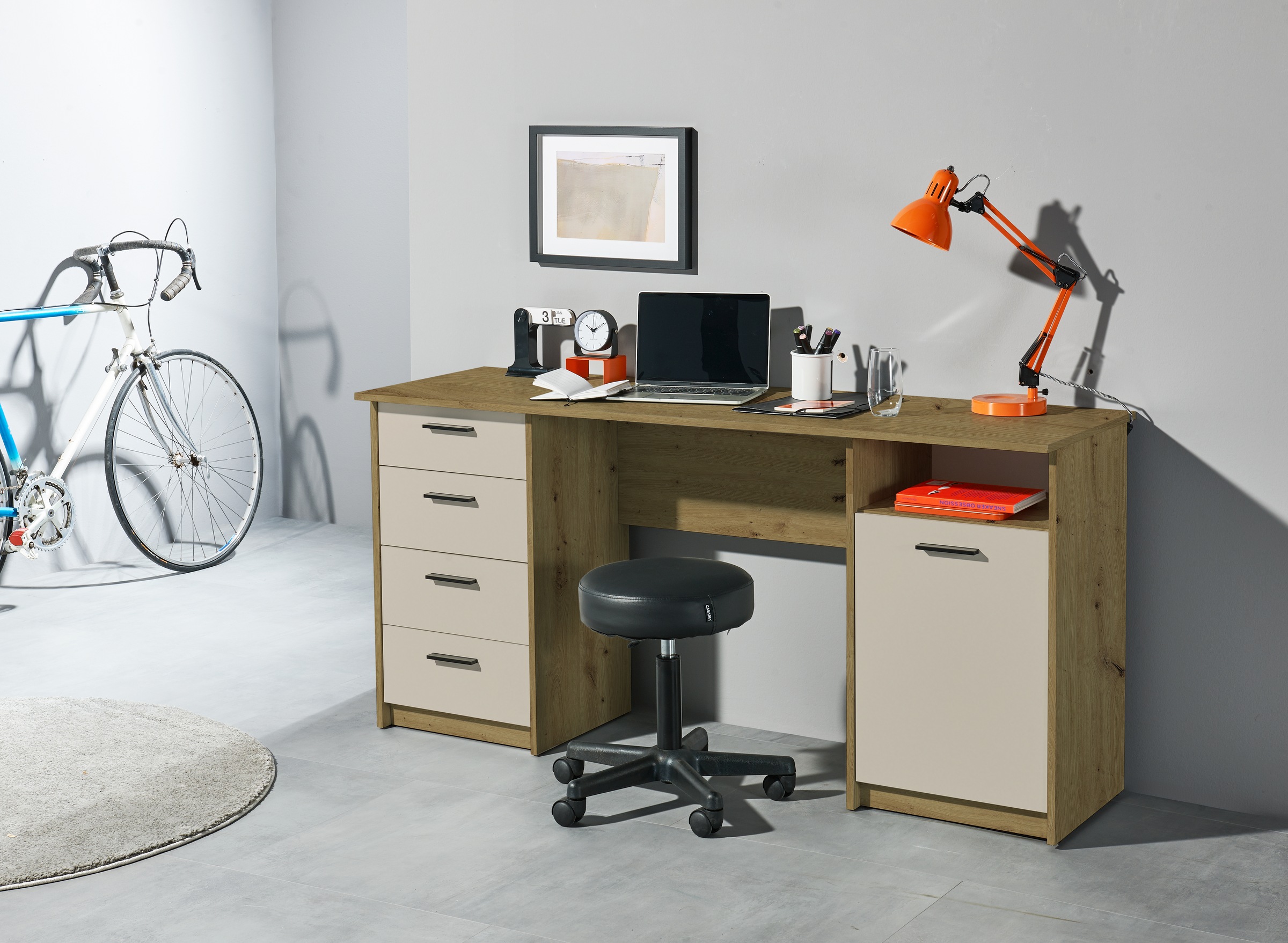 BEGA OFFICE Schreibtisch »Lotta, BxHxT 160x77x50 cm« 1 Stk. tlg.