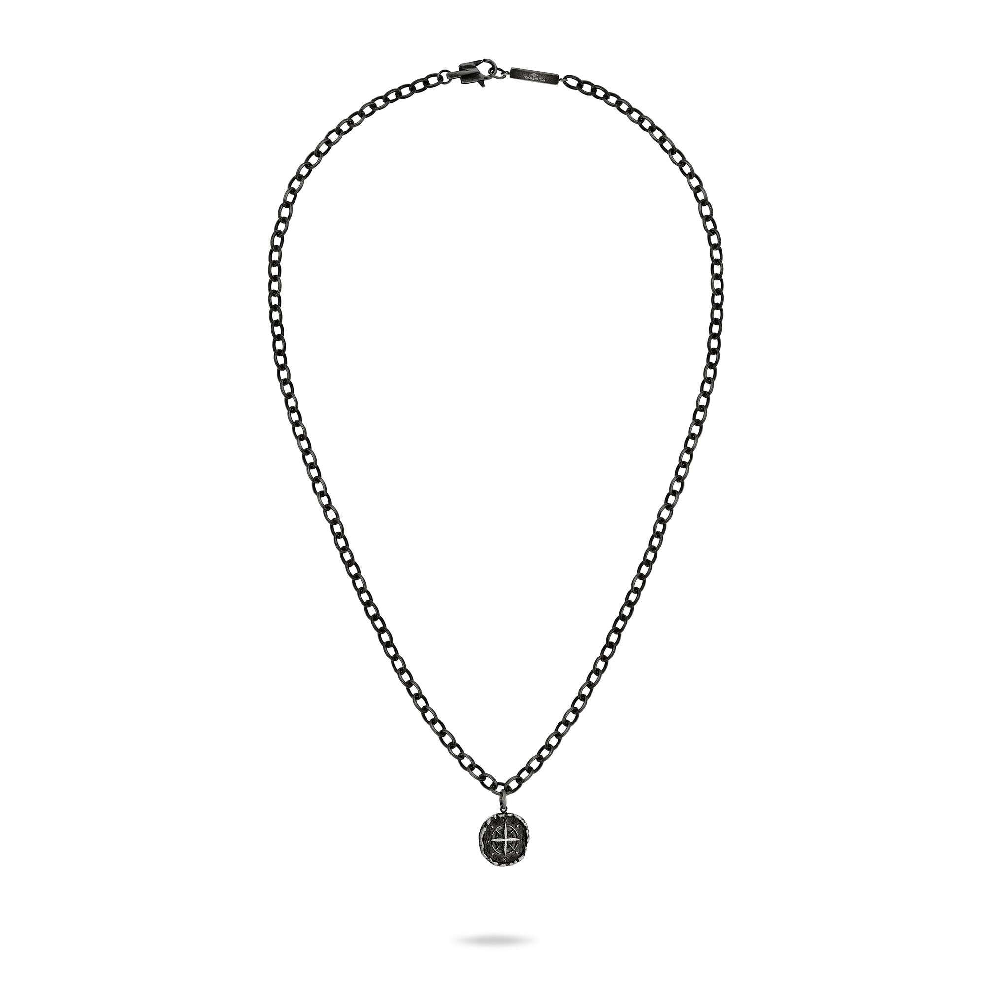 FYNCH-HATTON Kette mit Anhänger »Schmuck Edelstahl Halskette The Antique Explorer Kompass«