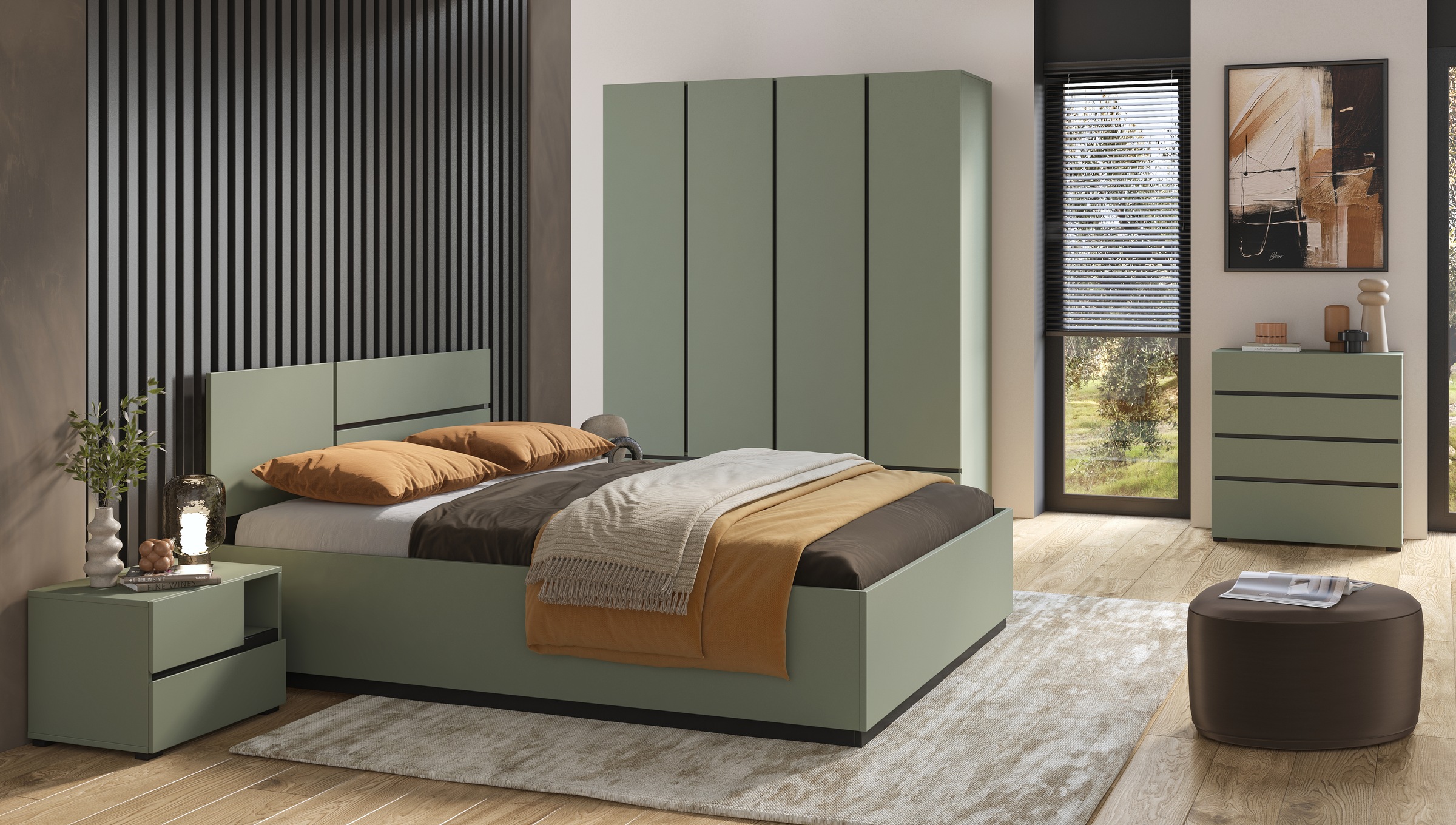 OTTO home Kleiderschrank "Cross, moderner griffloser Kleiderschrank" Wäsche günstig online kaufen