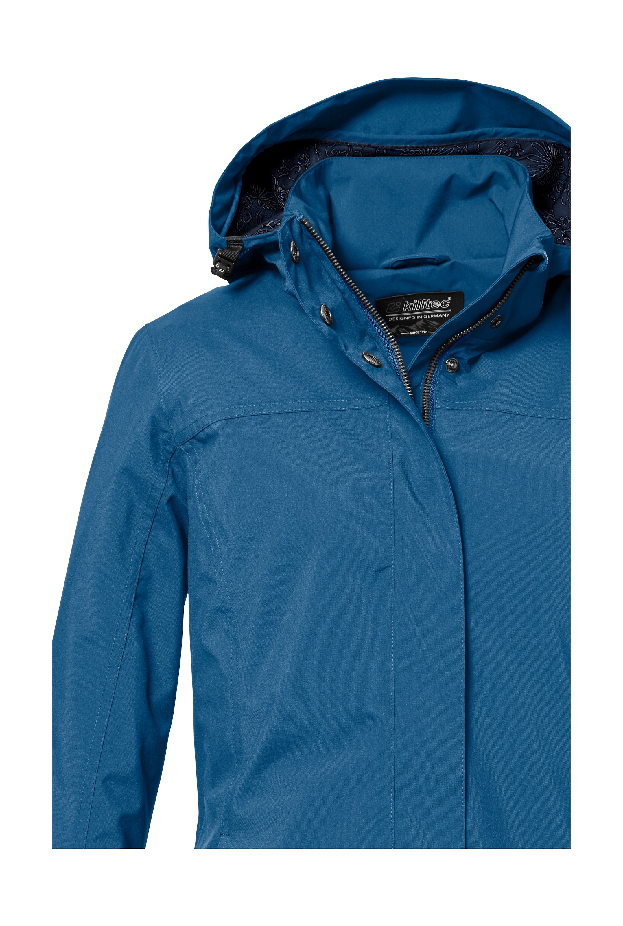 Killtec Outdoorjacke »KOS 42 WMN JCKT«, Wasser- und winddicht, atmungsaktiv, abzippbare Kapuze, verstellbare Ärmel