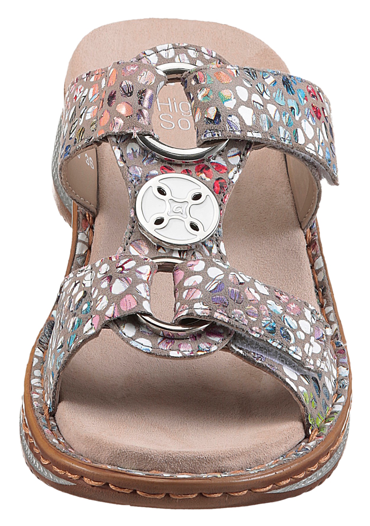 Ara Pantolette »HAWAII«, Keilabsatz, Sommerschuh, Schlappen mit Klett