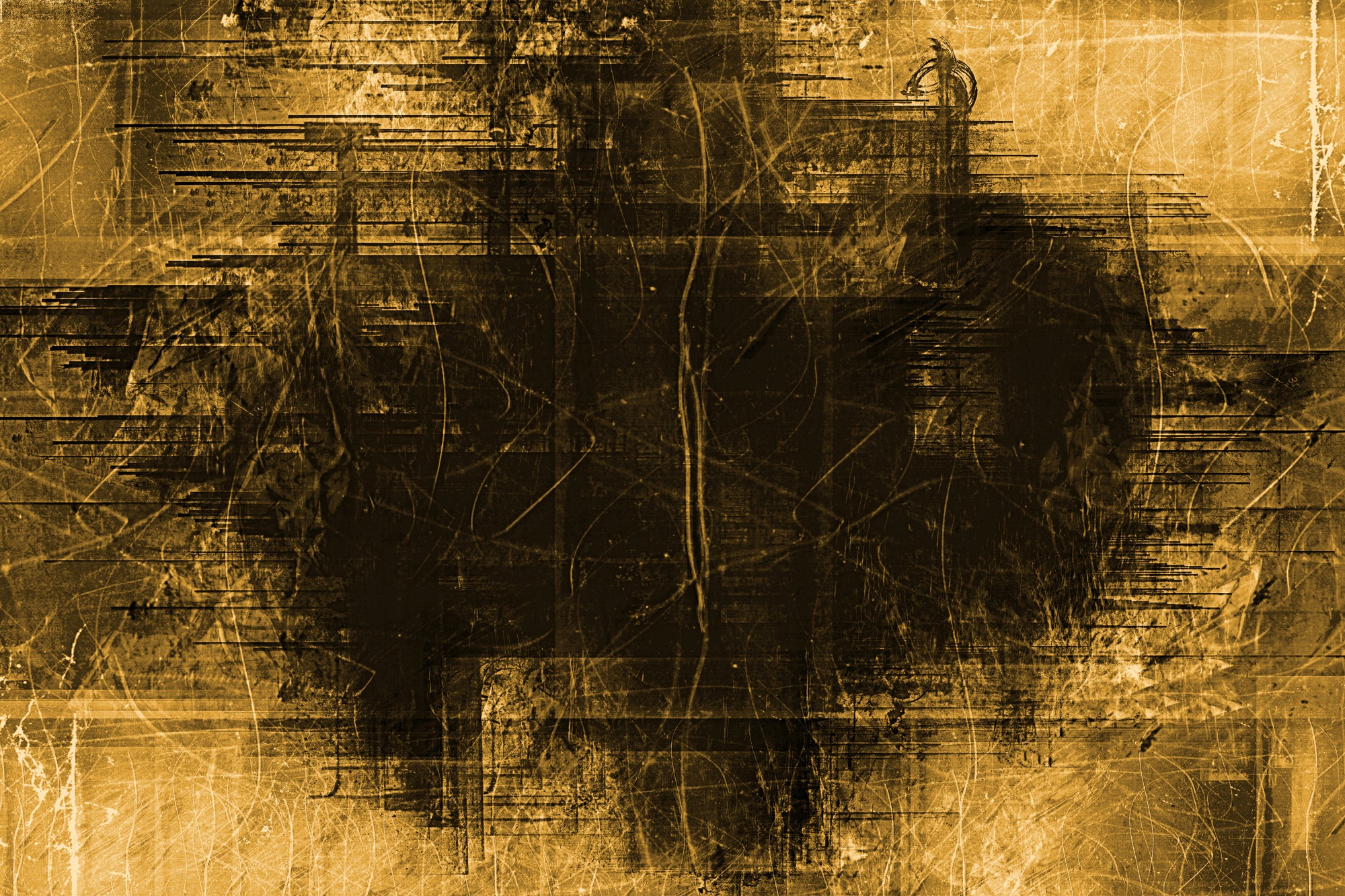 queence Leinwandbild "The Gold" Abstrakt 1 Stk. tlg. mit sehr guten Schalla günstig online kaufen