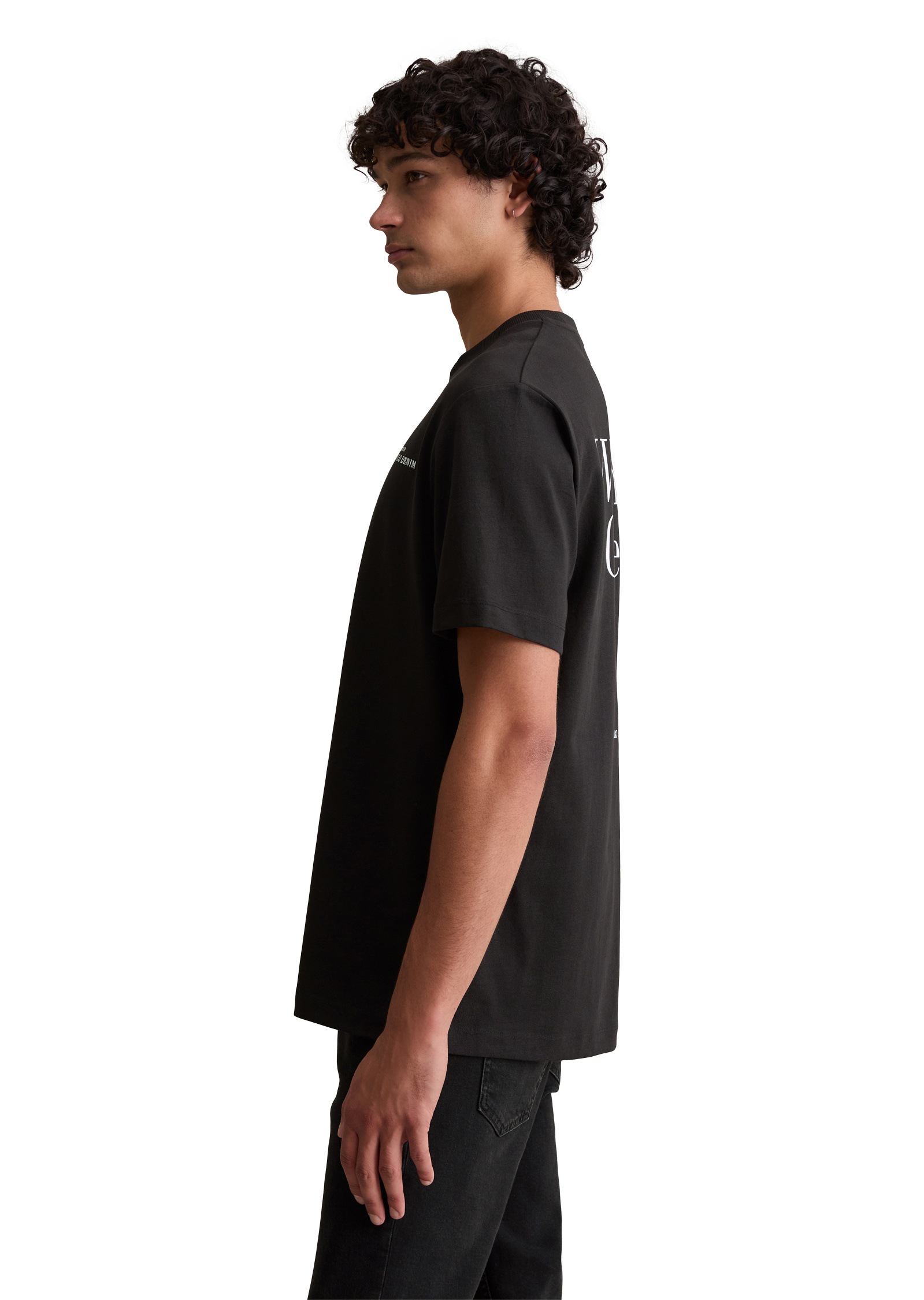 Marc OPolo DENIM T-Shirt "mit entspanntem Rückenprint" günstig online kaufen