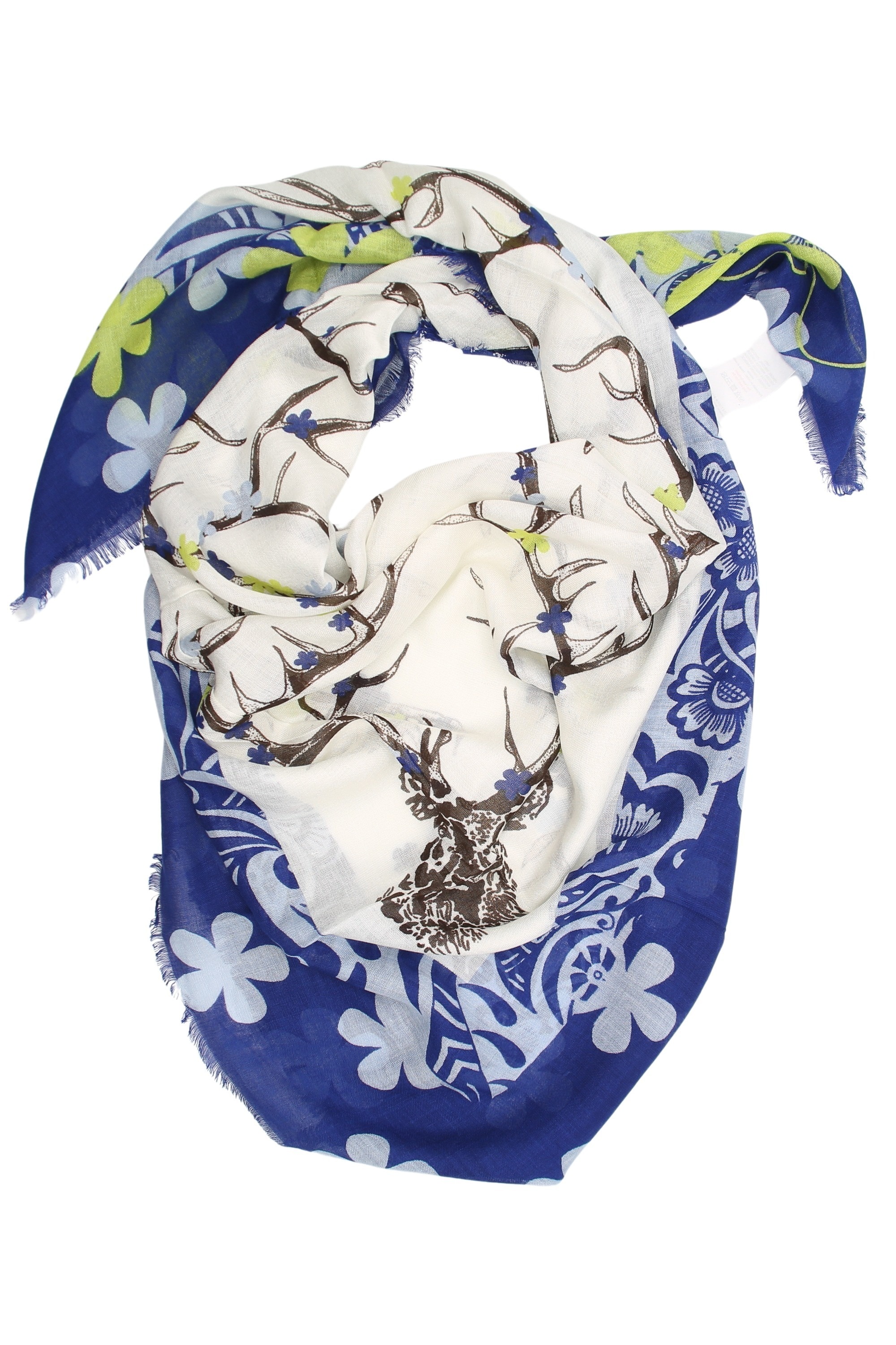 Allgäu Rebell "Hirsch" 1 Stk. mit Blumen und großem Hirschgeweih