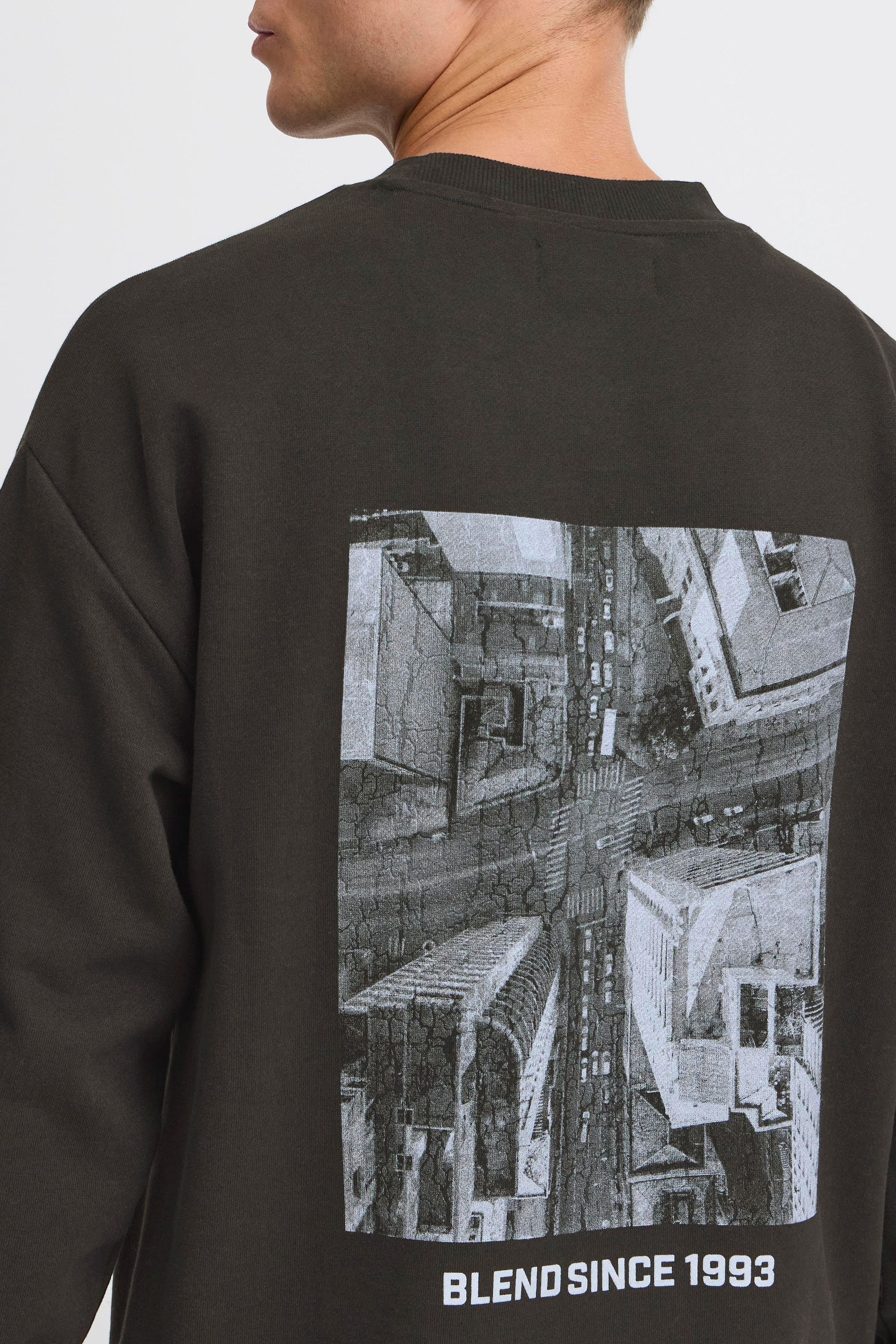 Blend Rundhalspullover »BHCopper« Klassischer Sweatpullover mit Rundhalsausschnitt