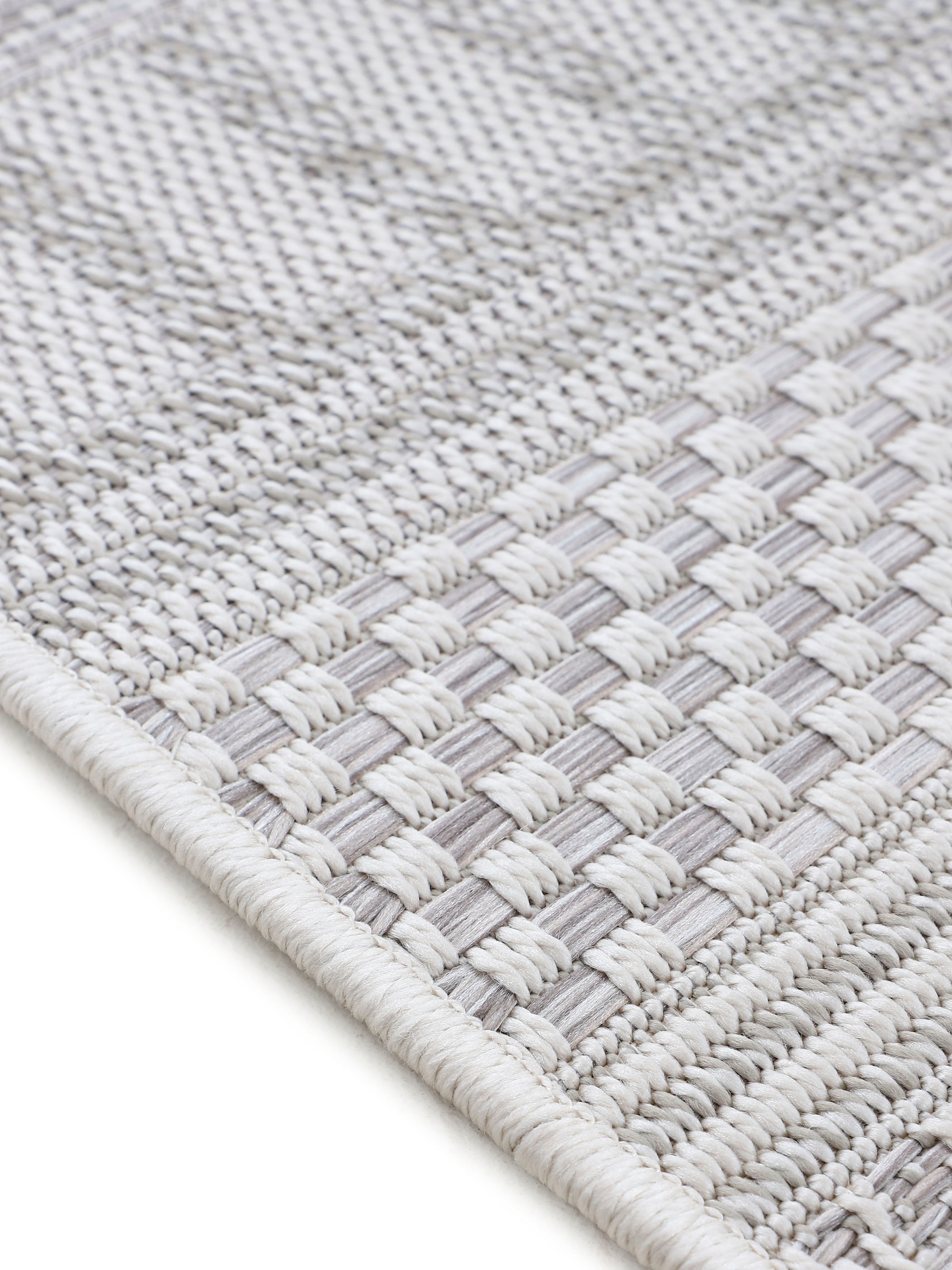 carpetfine Läufer »Boho 100«, rechteckig, 4 mm Höhe, robustes Flachgewebe, Sisal Optik, UV-beständig, Außenbereich