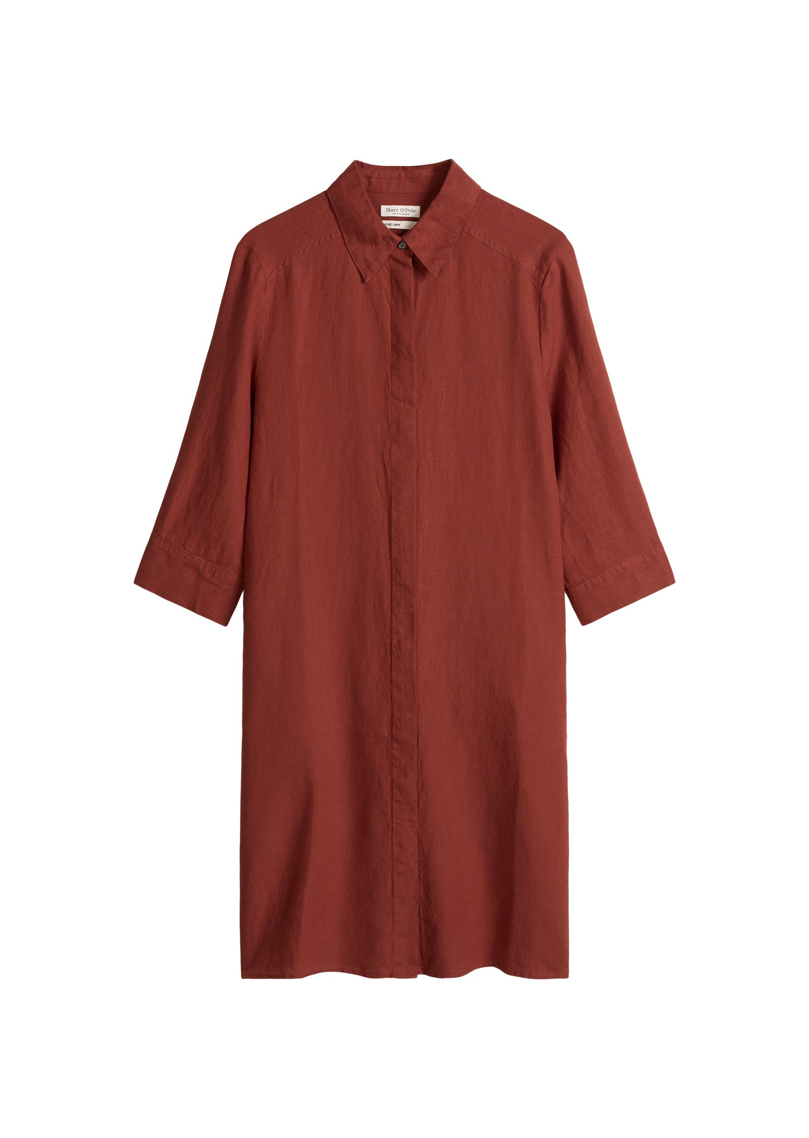 Marc O'Polo Hemdblusenkleid »mit nahtfeinem Reißverschluss«