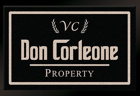 HANSE Home Fußmatte »Don Corleone - Mafia«, rechteckig, mit Spruch, Schrift, Robust, gummierte Rückseite, Waschbar