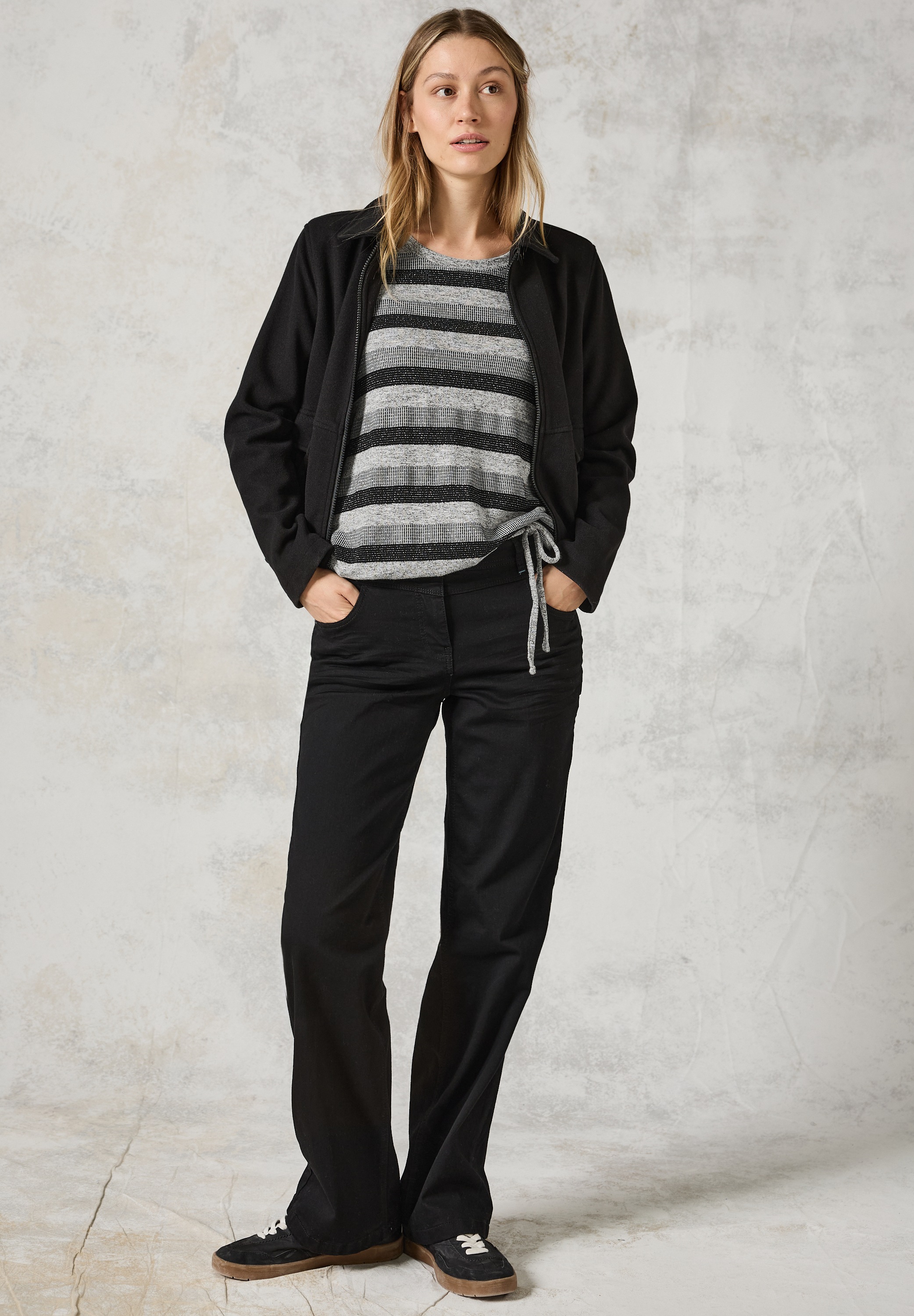 Cecil 3/4-Arm-Shirt, mit Rundhalsausschnitt