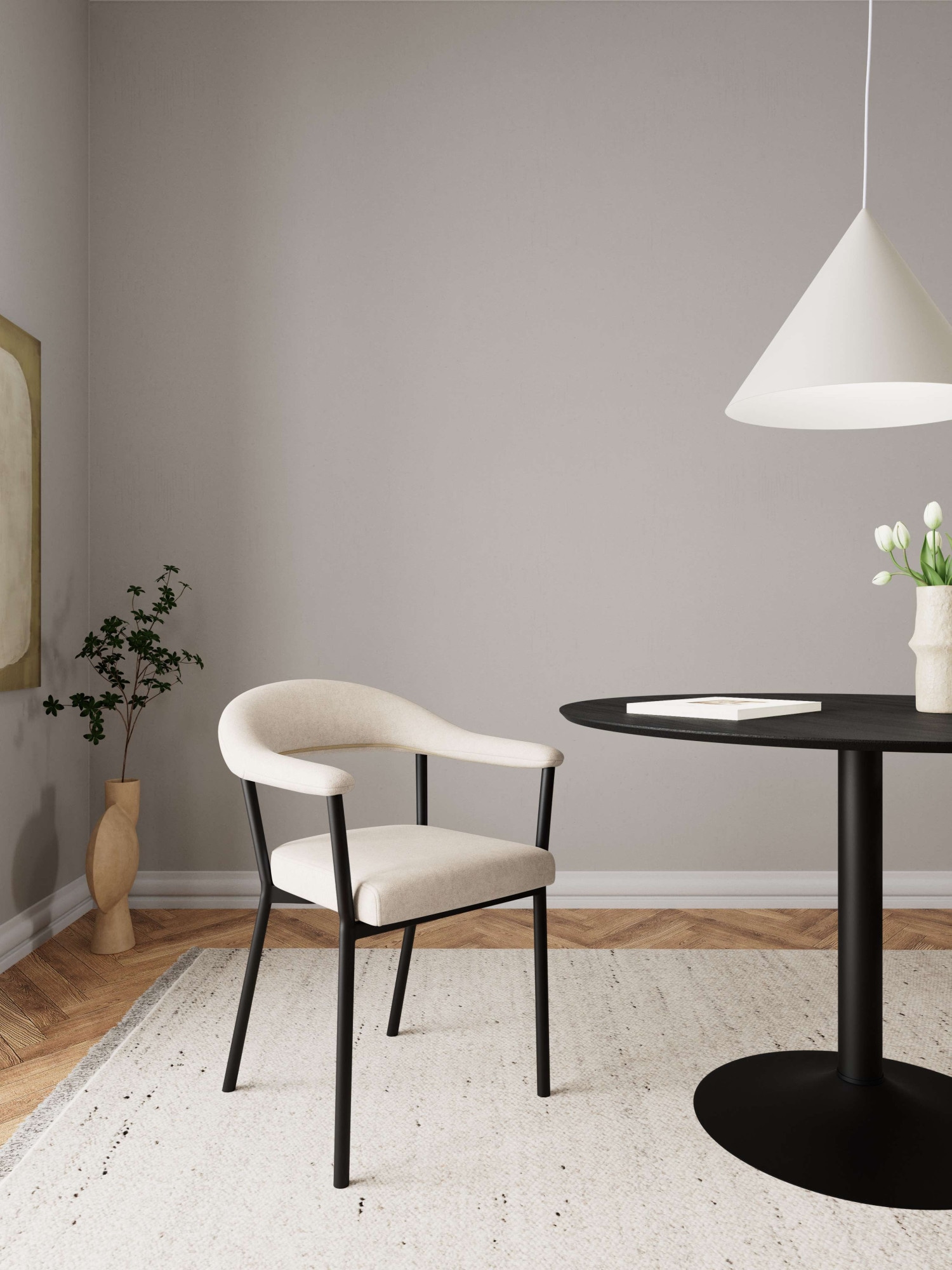 ACTONA GROUP Esszimmerstuhl »Polsterstuhl« () 2 Stk.Stuhl, sand, VE=2, Height 78 cm