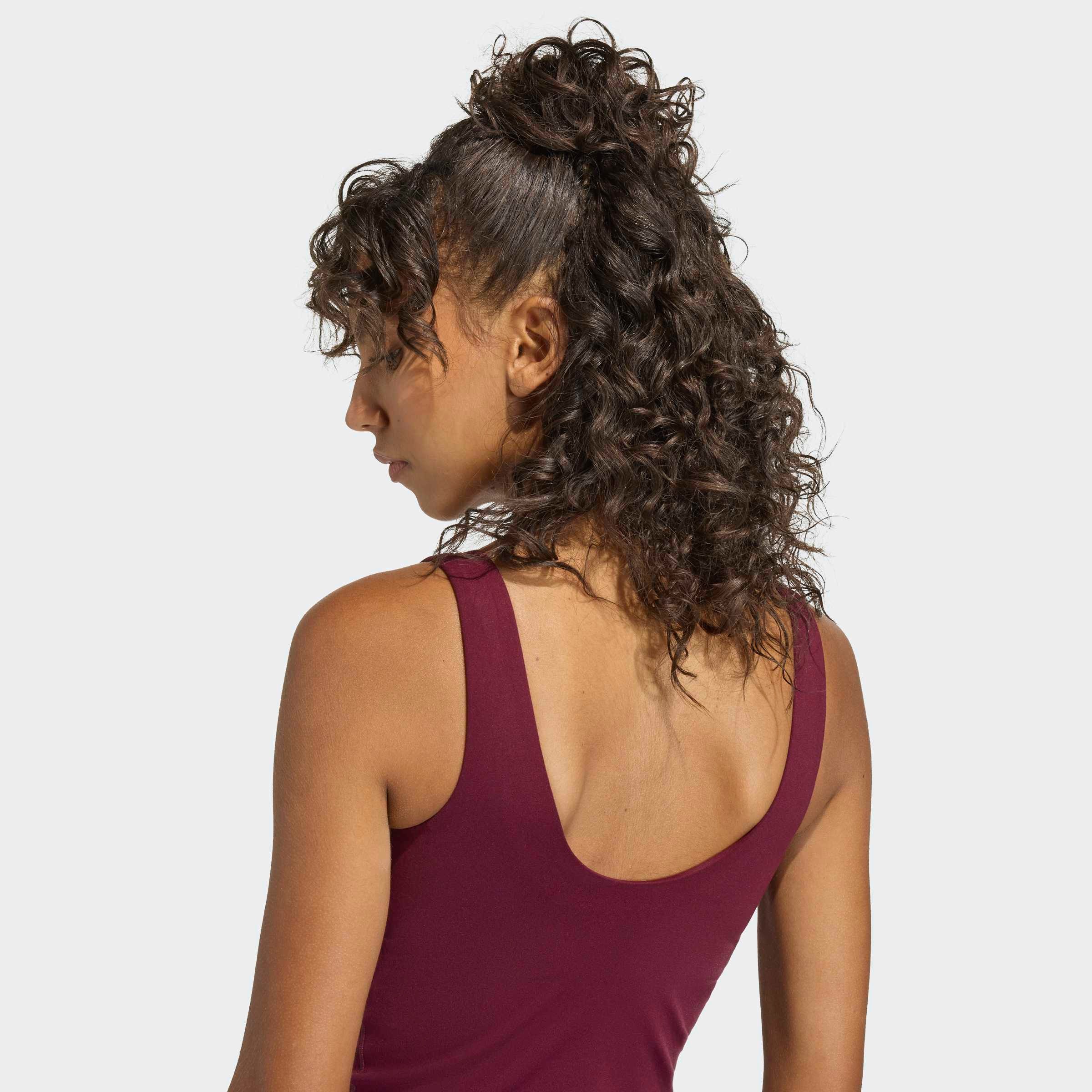 adidas Performance Tanktop »3-STREIFEN STUDIO ALL ME, LEICHT STÜTZEND«