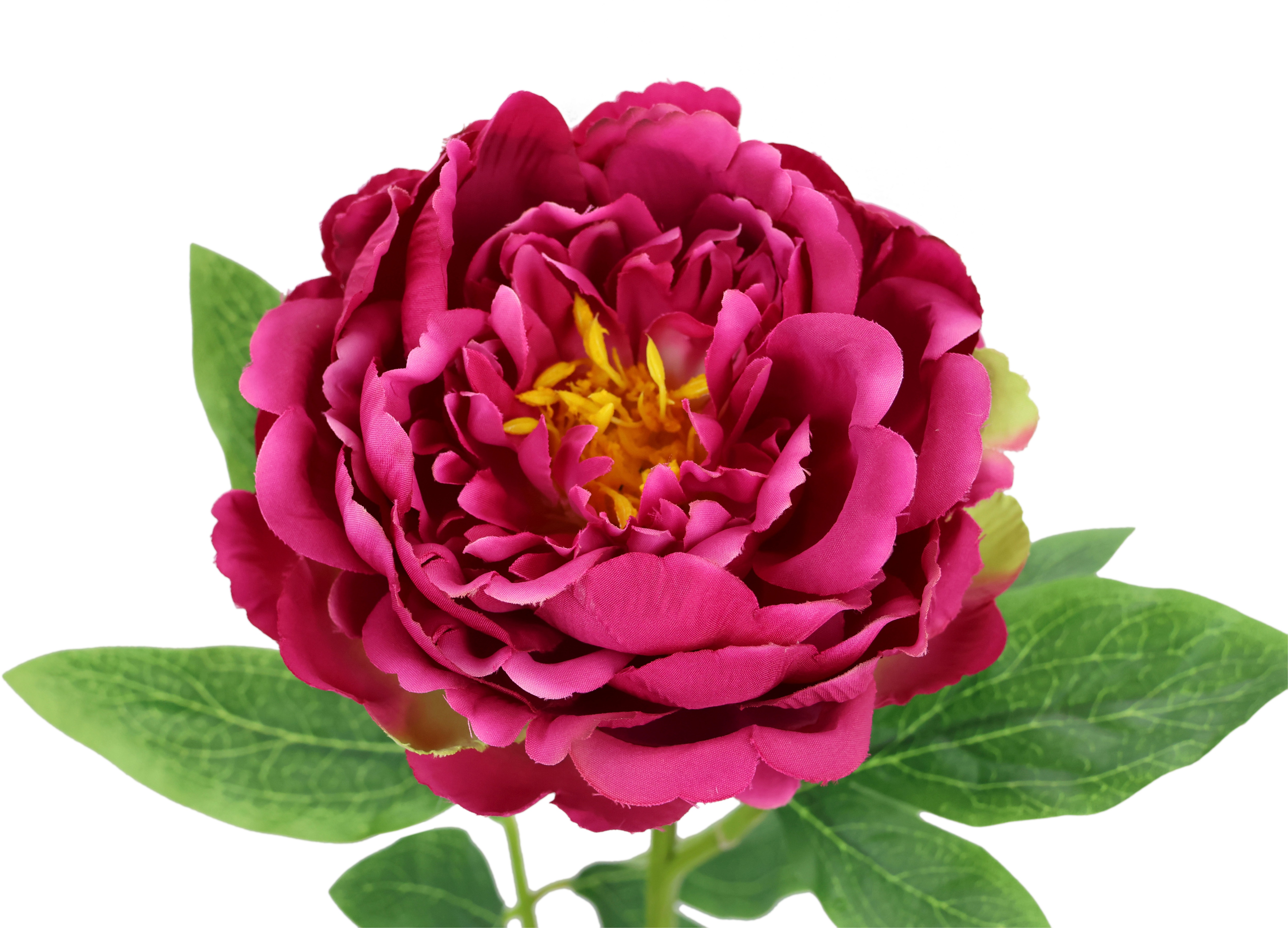 Thumbnail - I.GE.A. Kunstblume "Päonie Bauernrose", Pfingstrosen Einzelblume, 3er Set