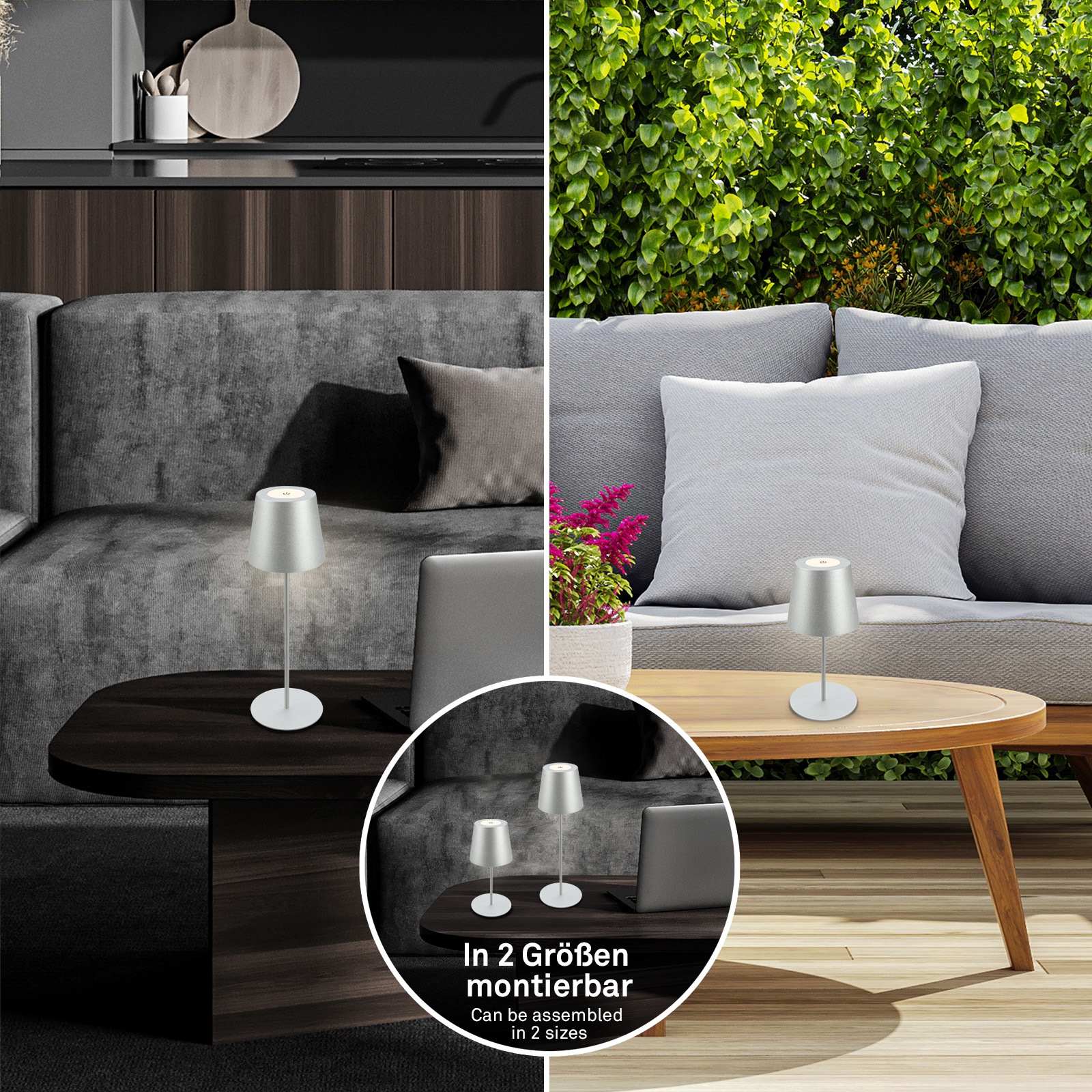 Briloner Leuchten LED Außen-Tischleuchte »Coloris«, Leuchtmittel LED-Modul | LED fest integriert
