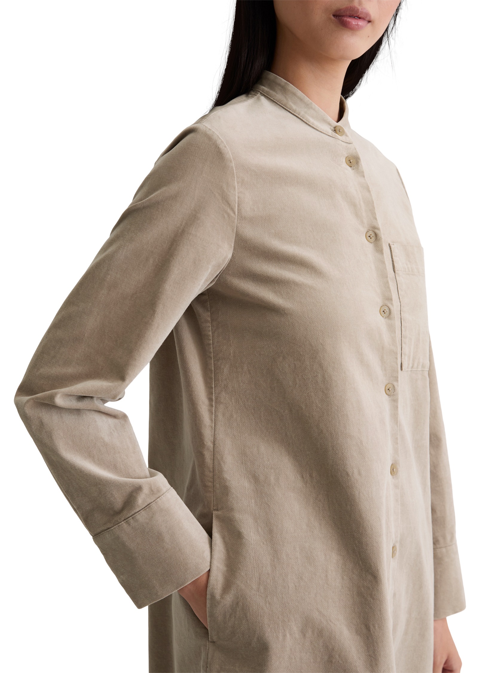Marc O'Polo Hemdblusenkleid »aus Organic Cotton Stretch«