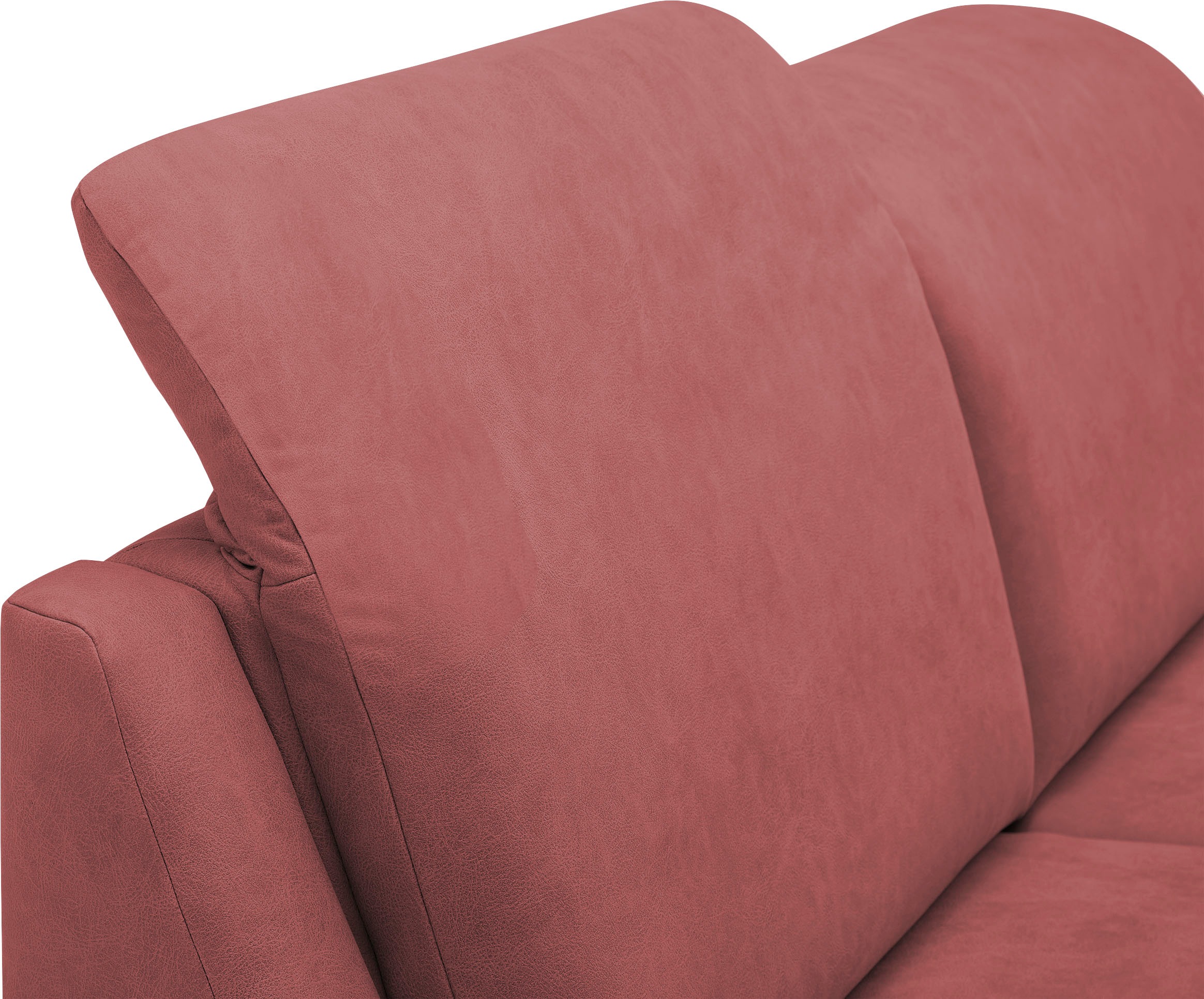 VILLA BECK Ecksofa »Garda L-Form«, (4 St.), inklusive Kopfteilverstellung, Stellmaß 309x277 cm