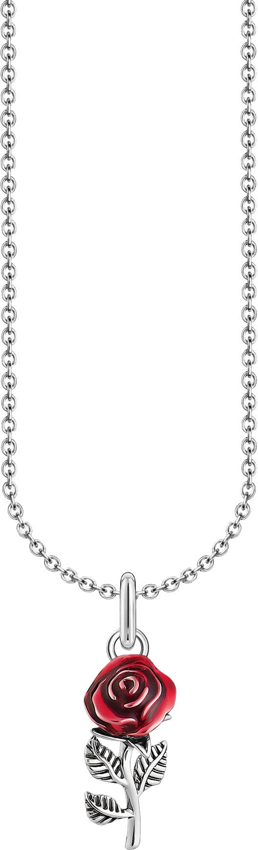 THOMAS SABO Kette mit Anhänger »Rosen-Anhänger, KE2219-664-10-L45V«