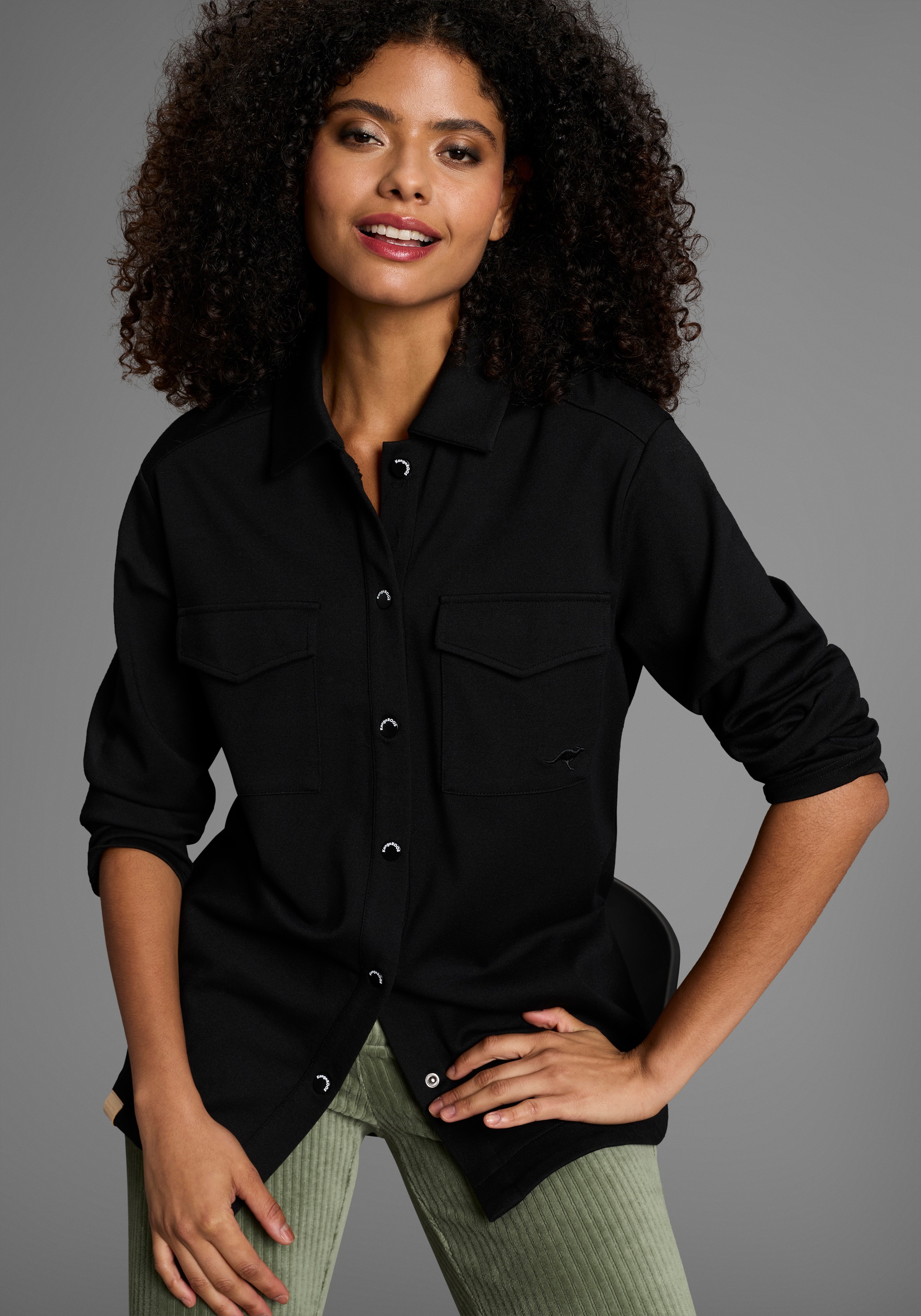 KangaROOS Hemdjacke Overshirt mit Knopfleiste günstig online kaufen