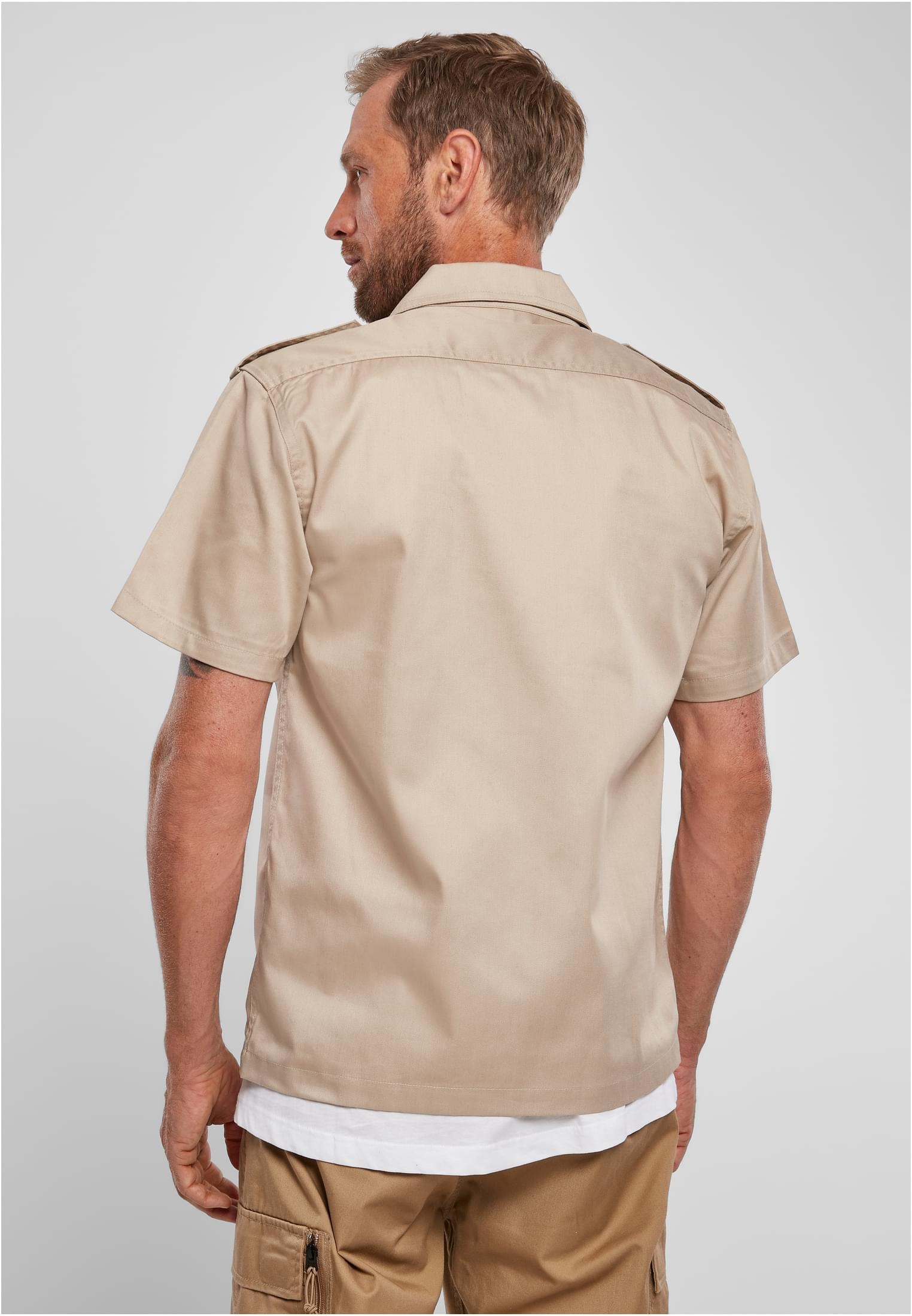 Brandit Langarmhemd »Herren Short Sleeves US Shirt«, (1 tlg