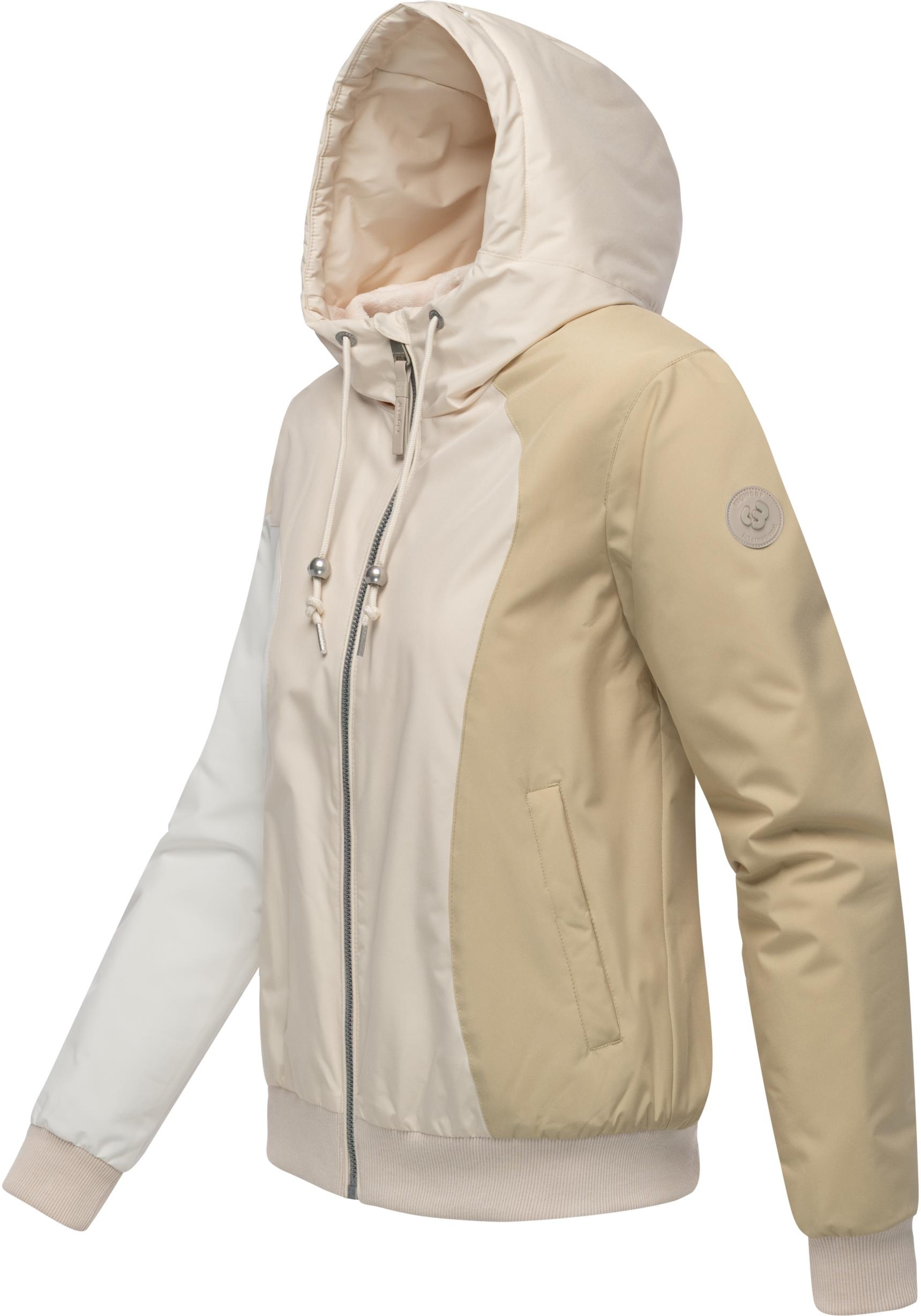 Ragwear Bomberjacke »Oggie Block Warm YOUMODO«, mit Kapuze, Wasserdichte Outdoorjacke mit Kapuze