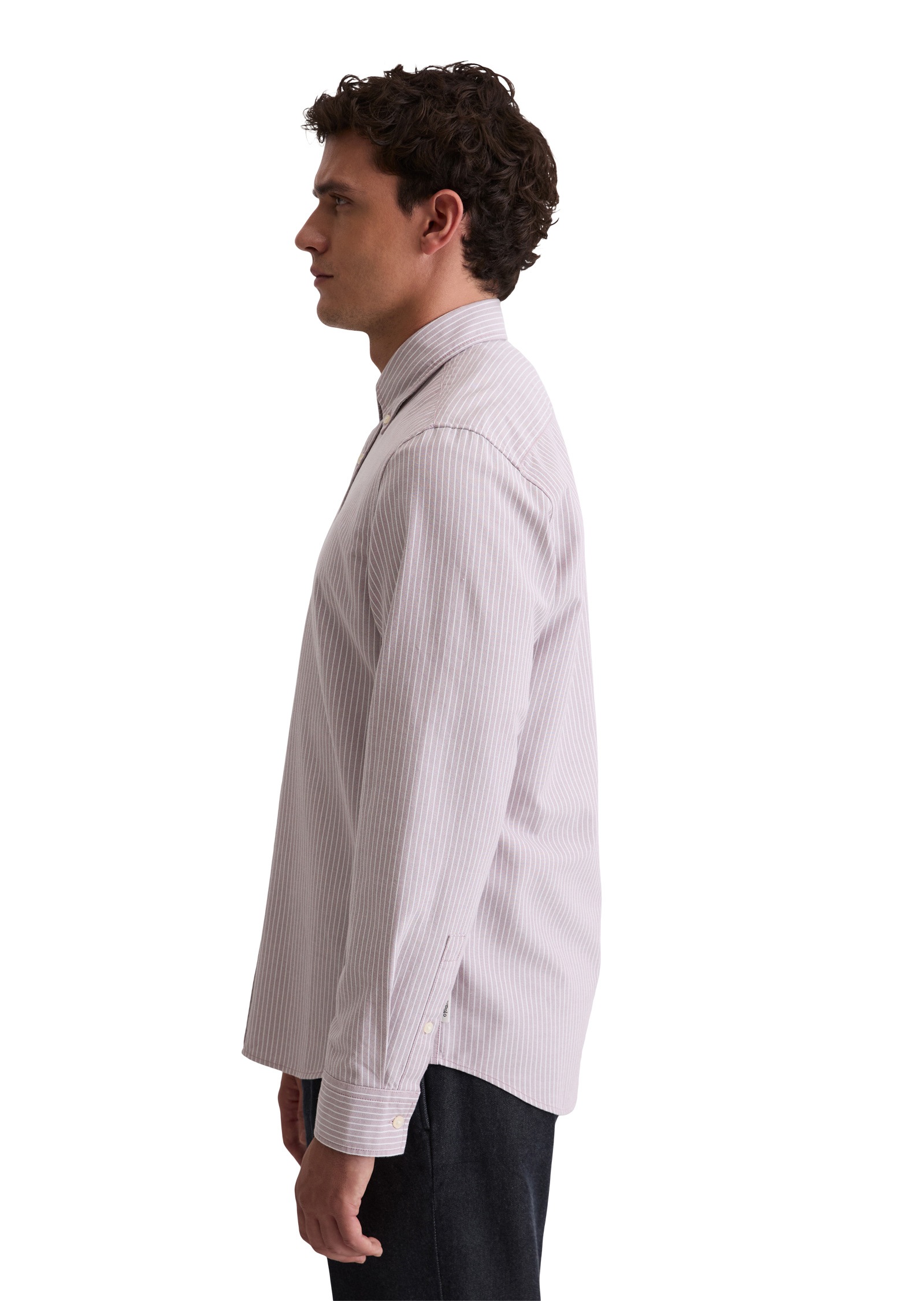 Marc OPolo Langarmhemd "mi Button-Down-Kragen" günstig online kaufen