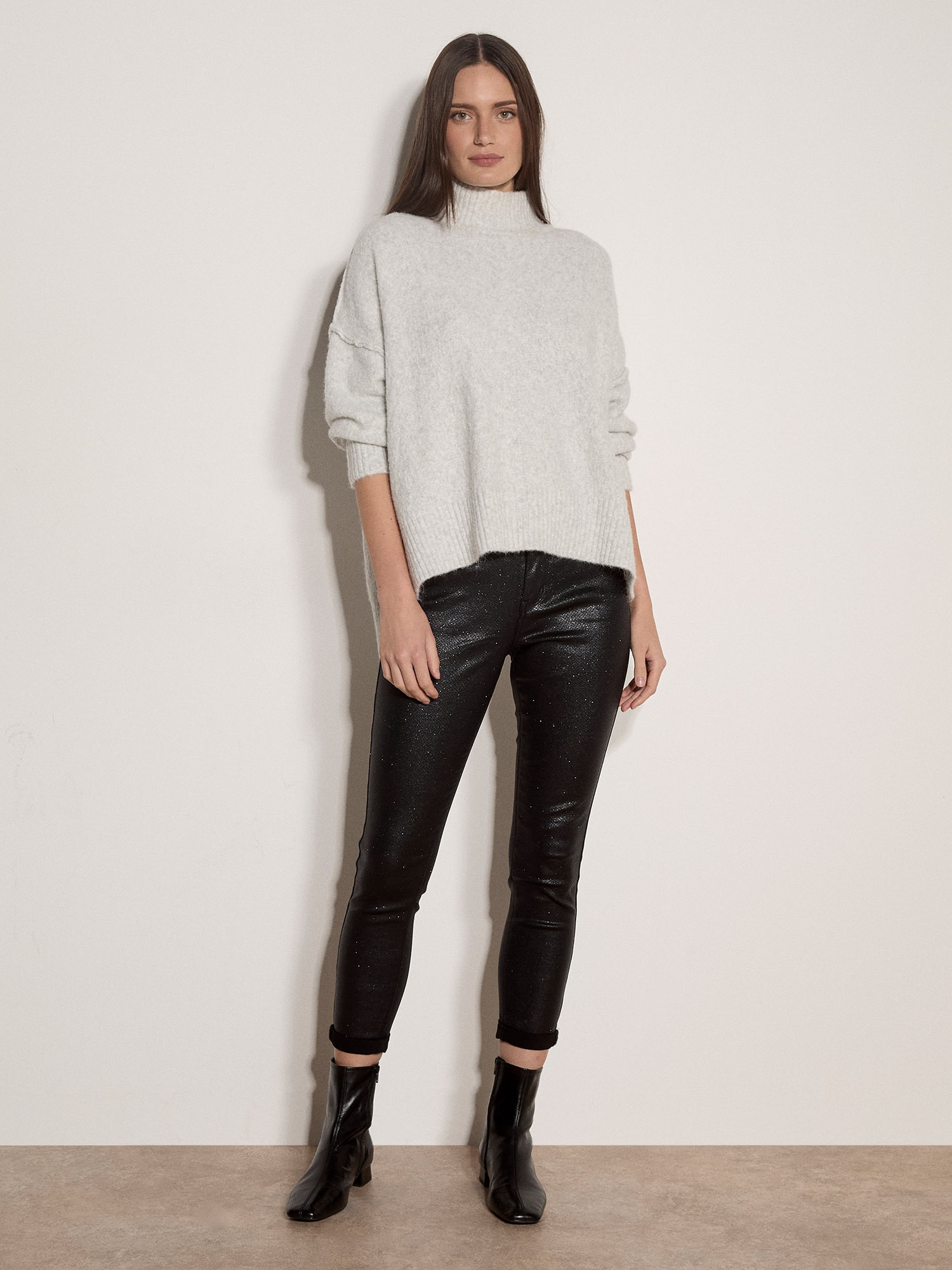 Apricot Skinny-fit-Jeans »Glitzernde Jeans« in Schlangenhautoptik