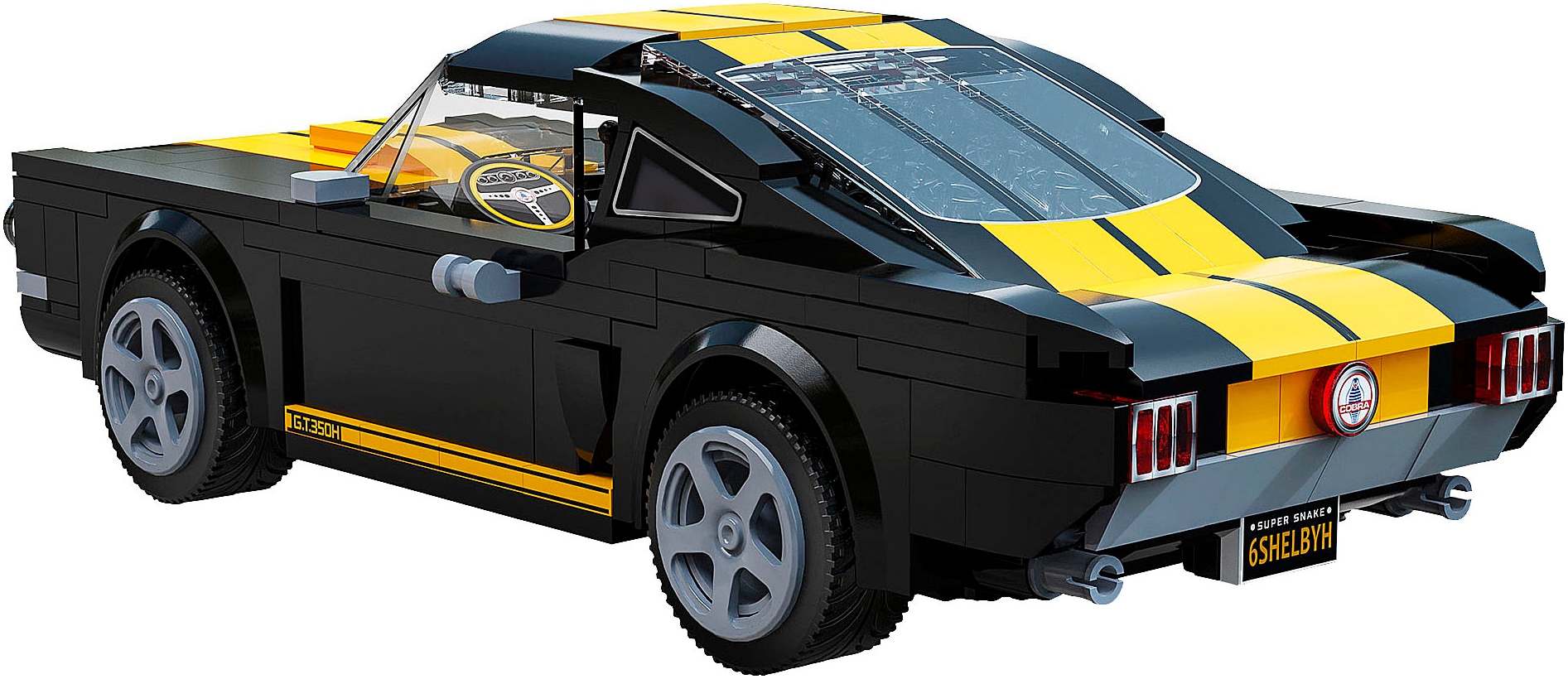 Jamara RC-Auto »CaDA, Bricks Shelby GT350 H schwarz 2,4GHz« Maßstab 1:20